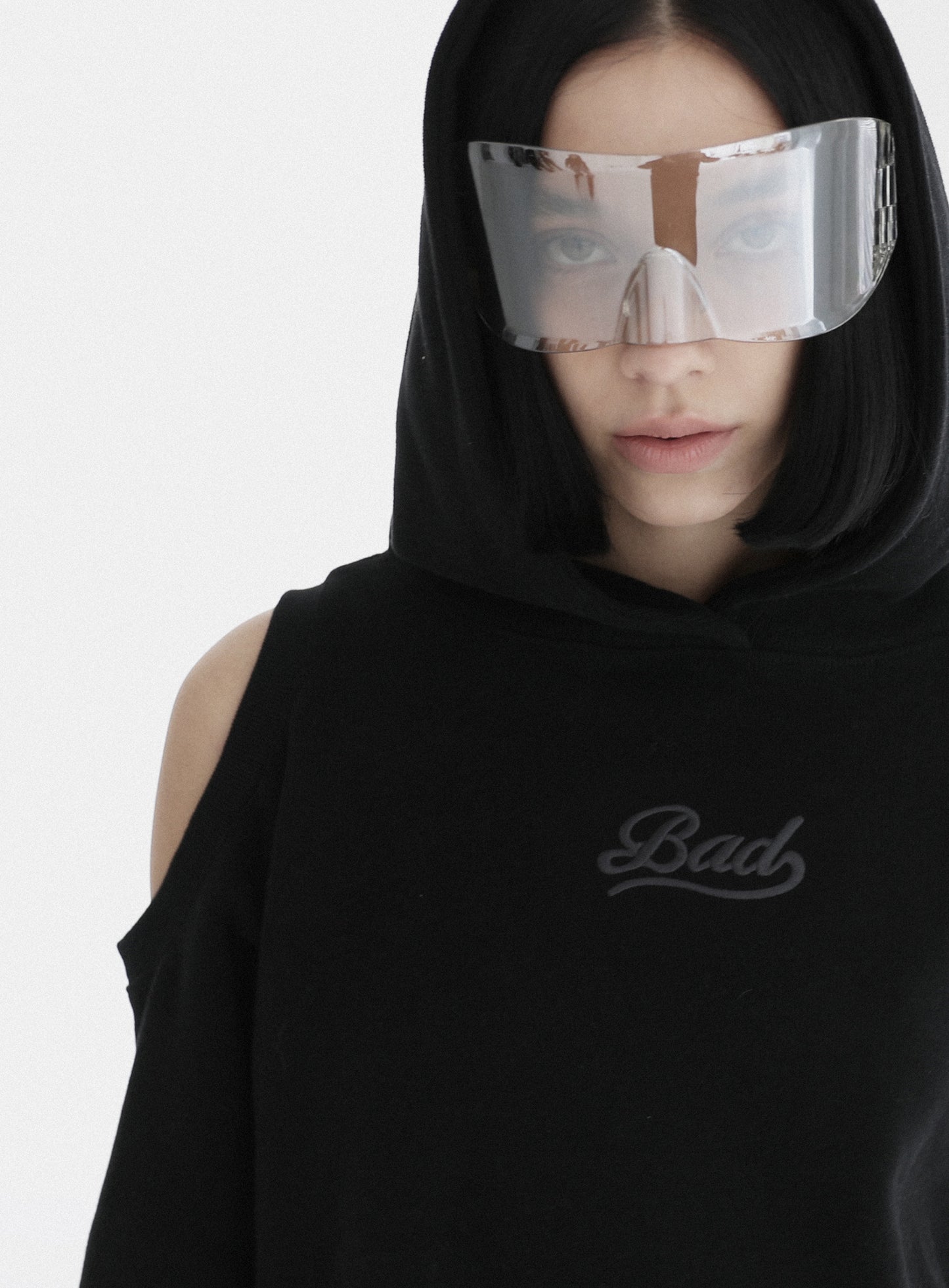Beyond Soft Cutout Hoodie - Black