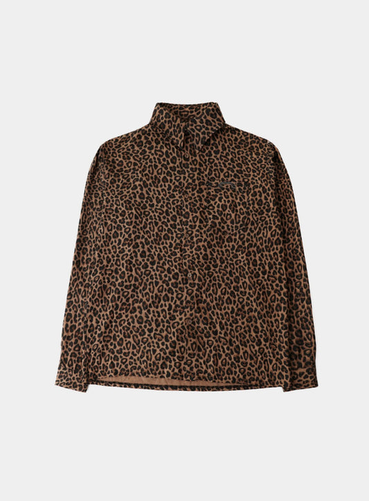 Viper Logo Shirt - Brown Leopard
