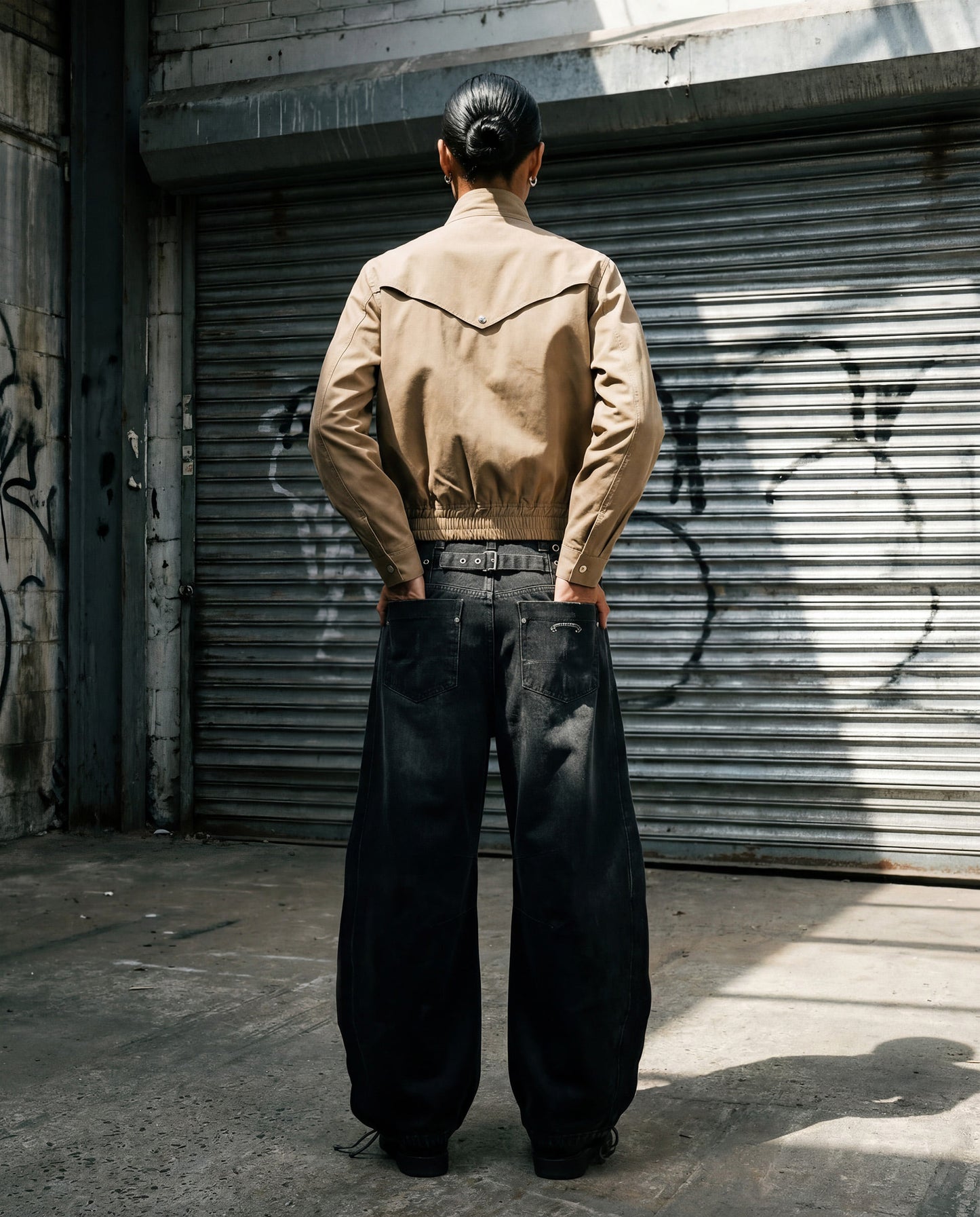 [w-jkt25-072] Viper v2 High-Neck Jacket - Beige