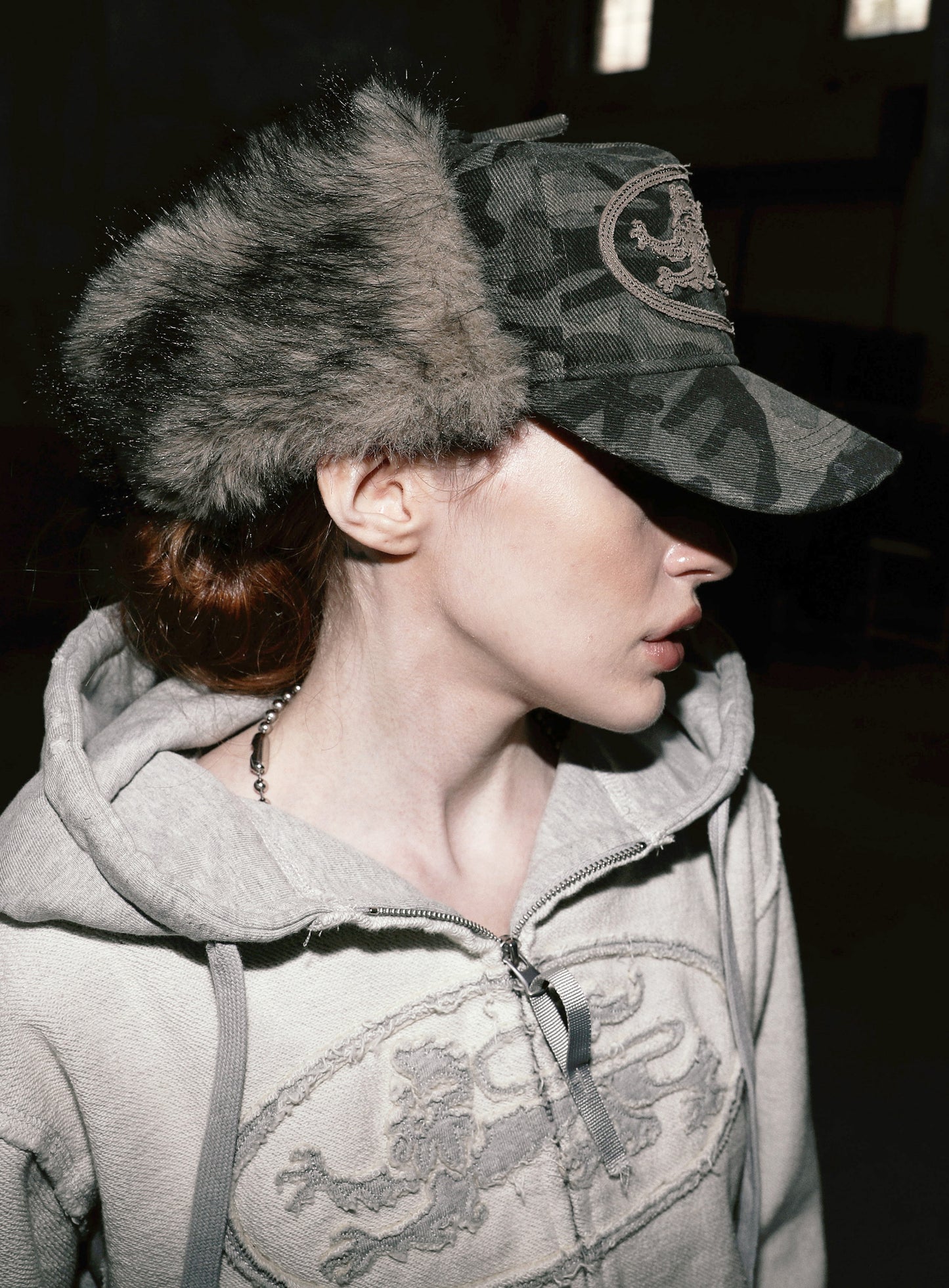 Mystic Trapper Hat - Green Camo