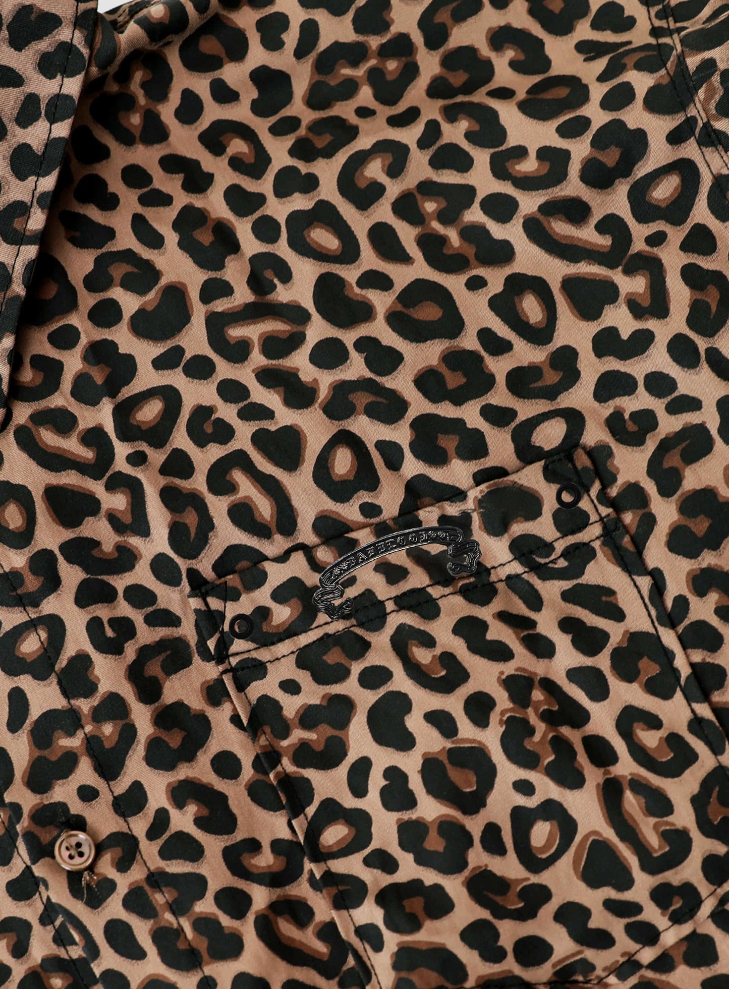 Viper Logo Shirt - Brown Leopard