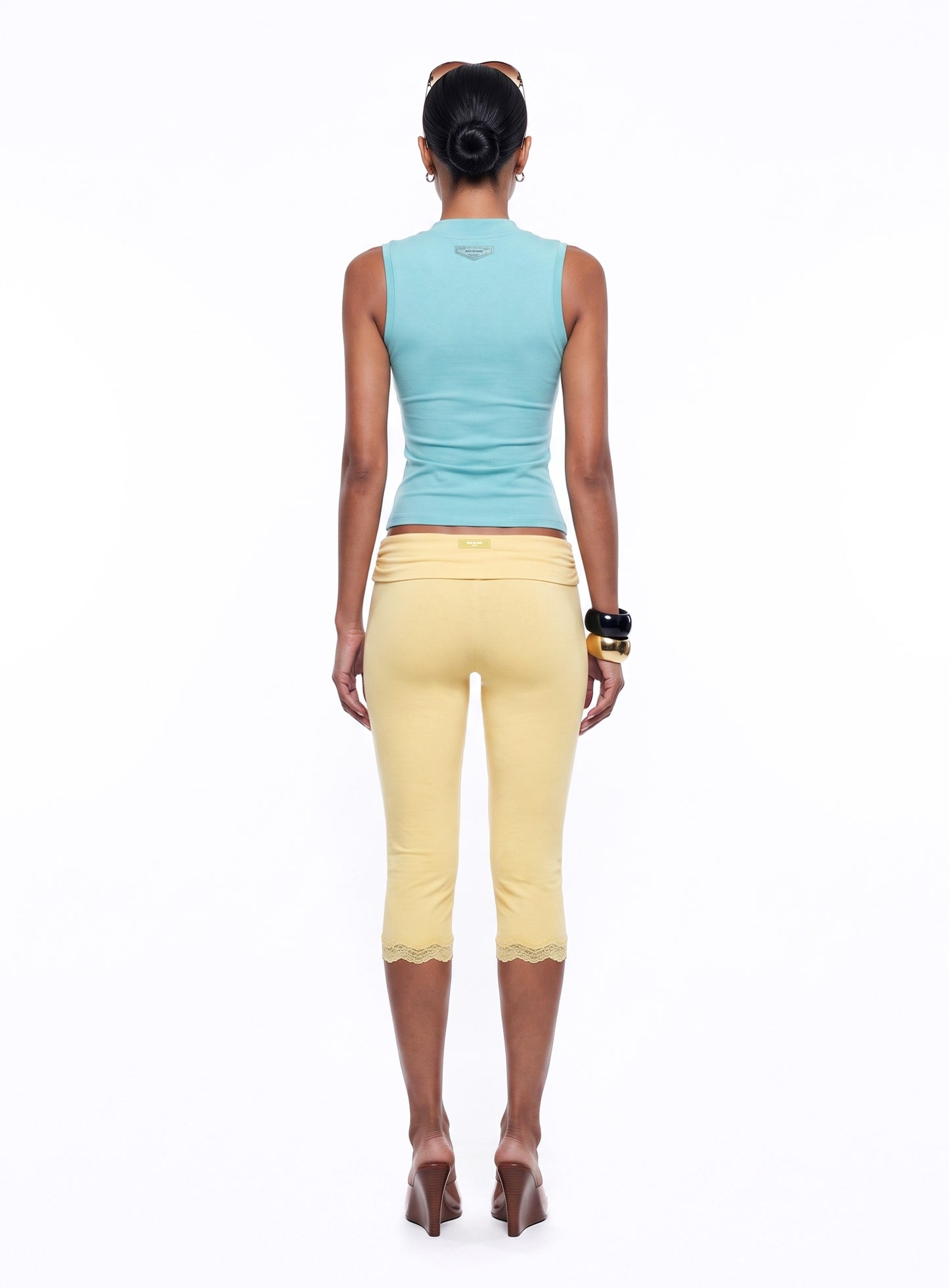 [w-tnk26-054] Everyday Mock-Neck Tank - Mint