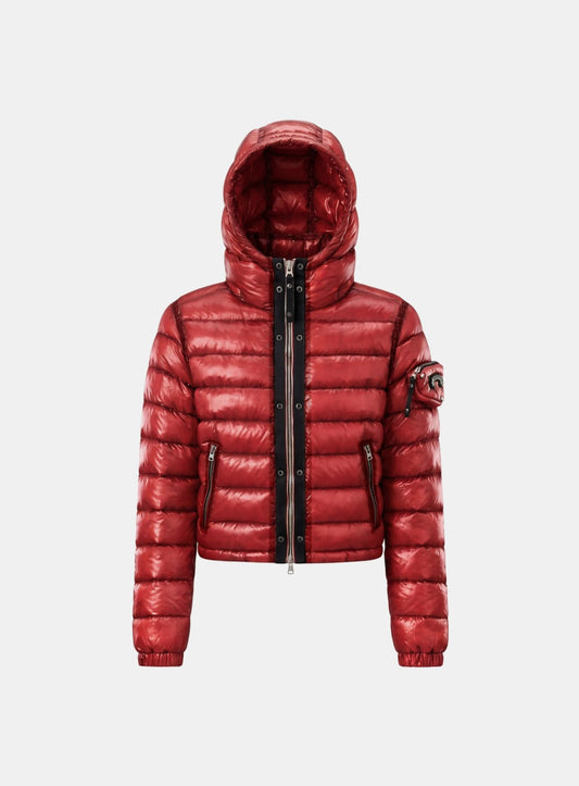 [﻿PREORDER] [w-jkt26-079] Viper 321 Lightweight Hooded Puffer – Red