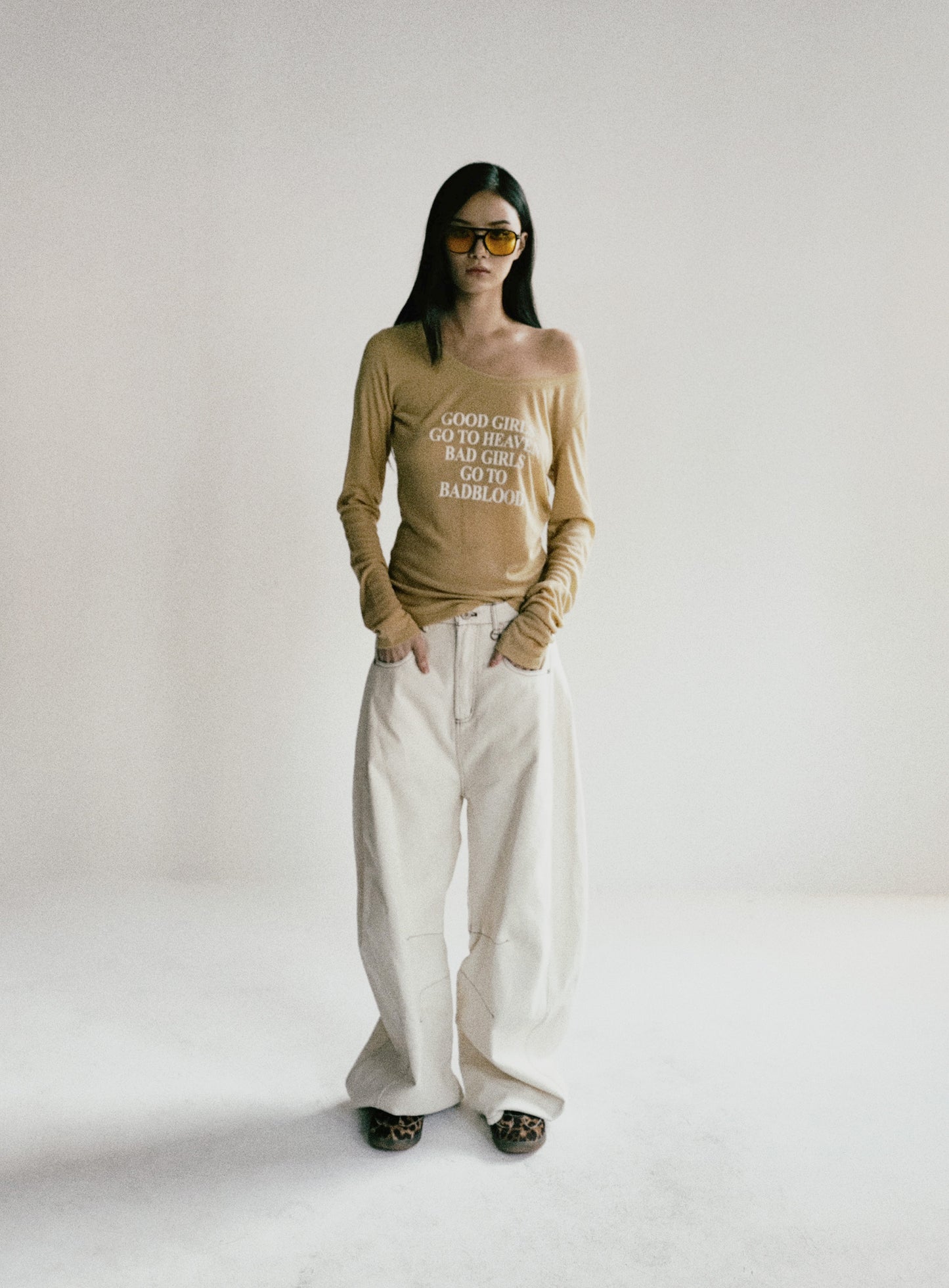 Bad Girls Loose Fit Top - Banana