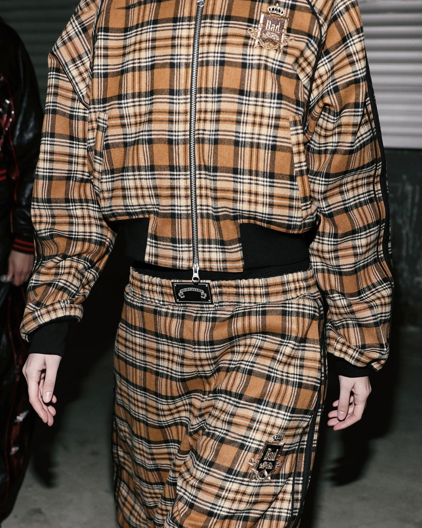 [w-pts25-093] Royal Billy Flannel Track Pants – Yellow Check