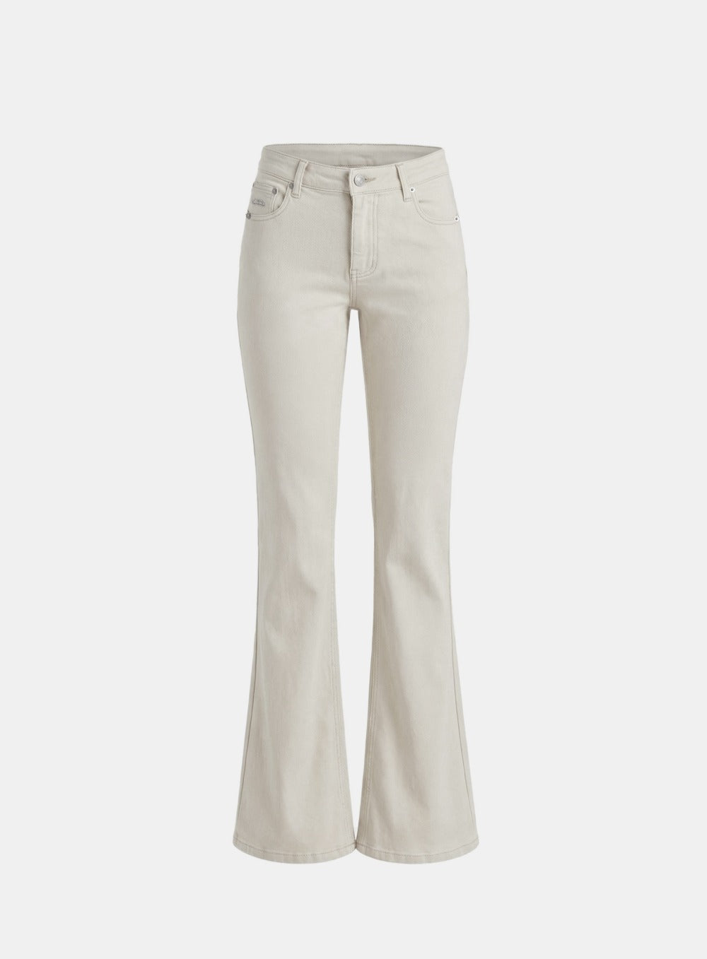 [w-pts26-072] 702 Low-Rise Bootcut Pants - Cream