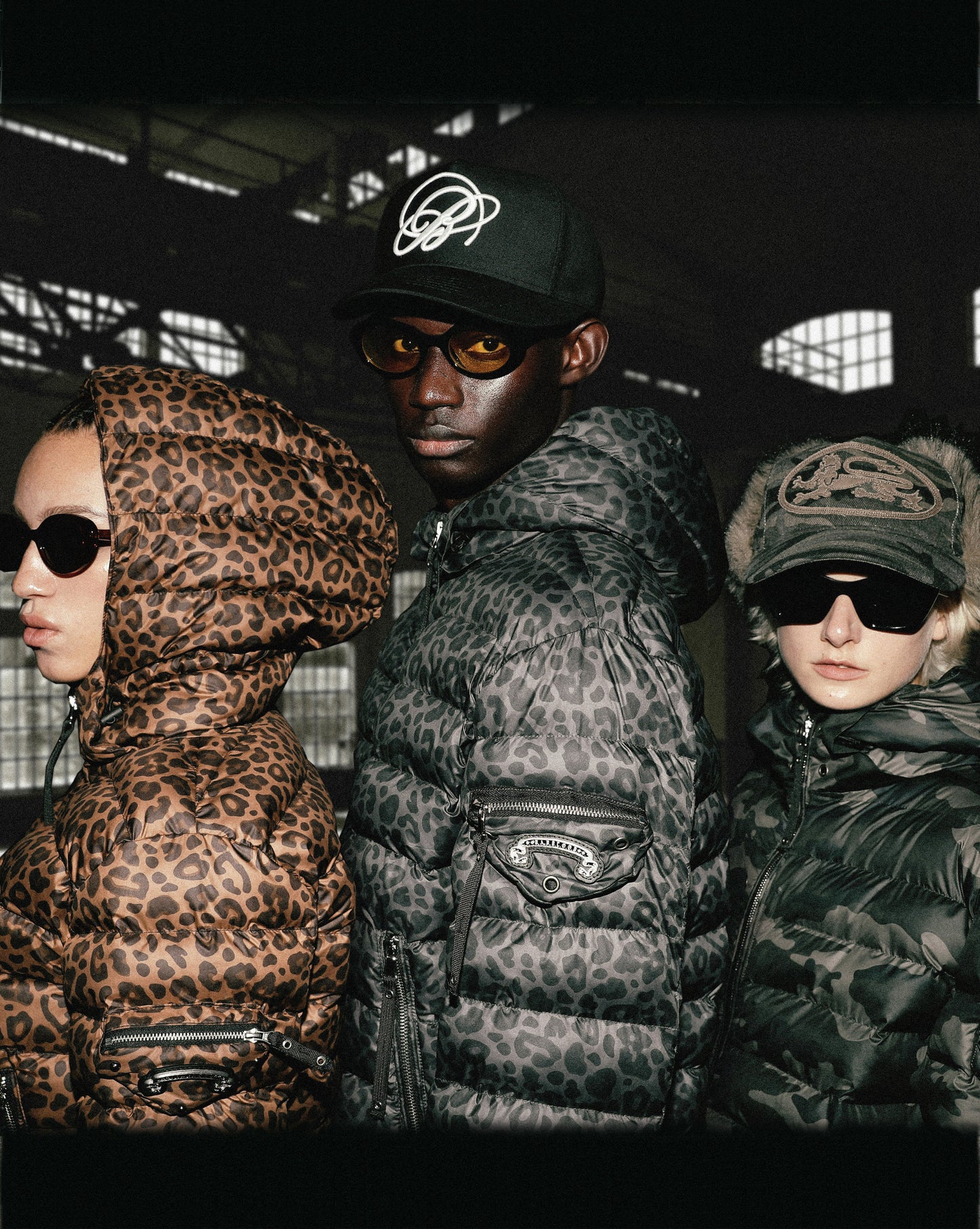 Viper 31-1 Lightweight Hooded Puffer - Grey Leopard