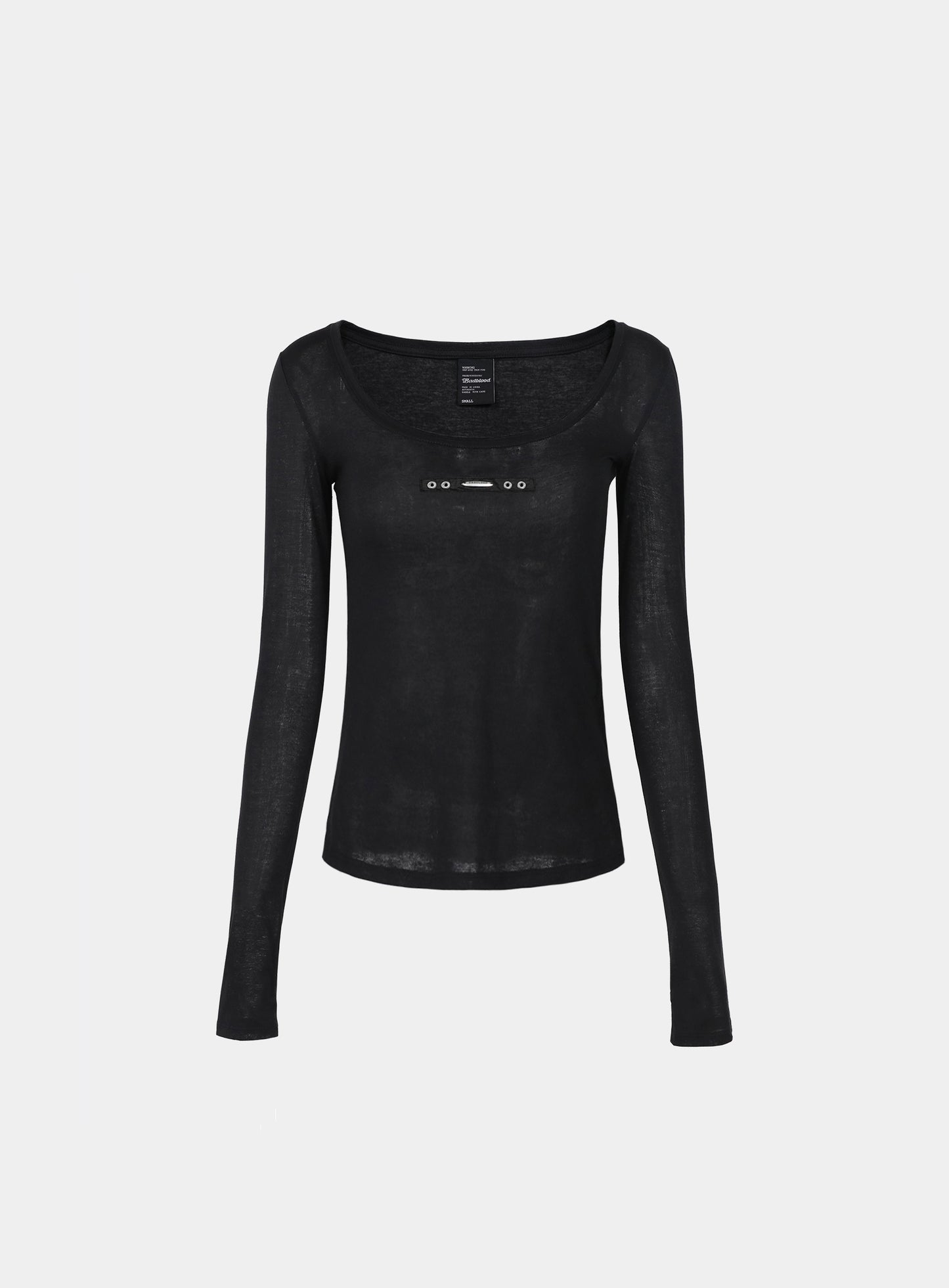 Nikki loose fit top - black