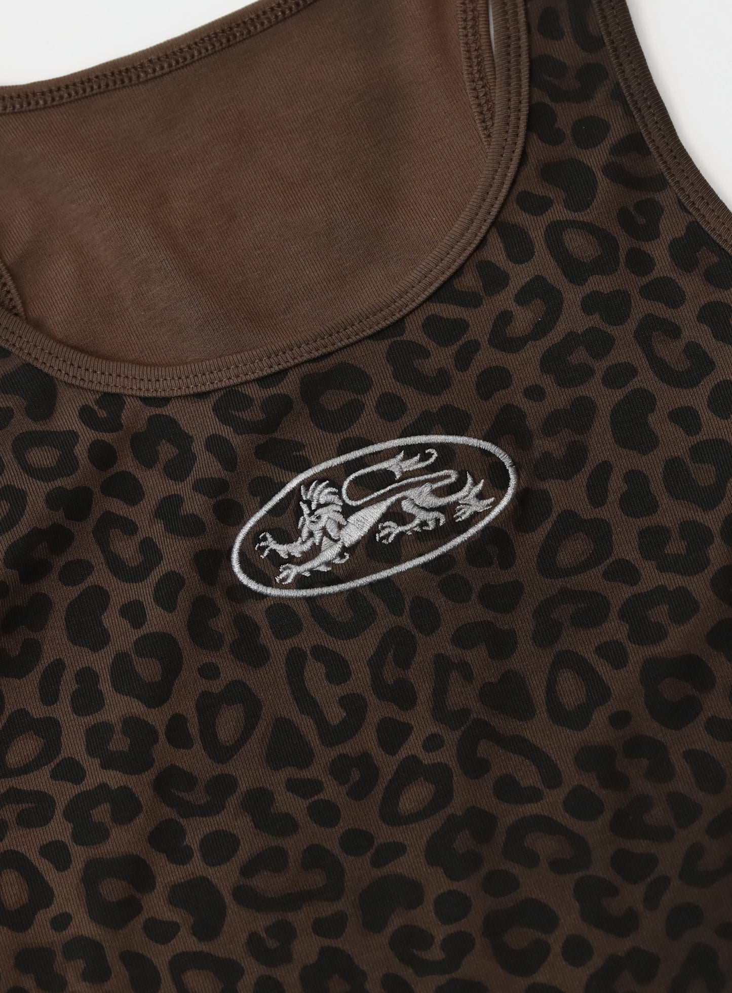 Mystic Tank Slim Fit - Leopard