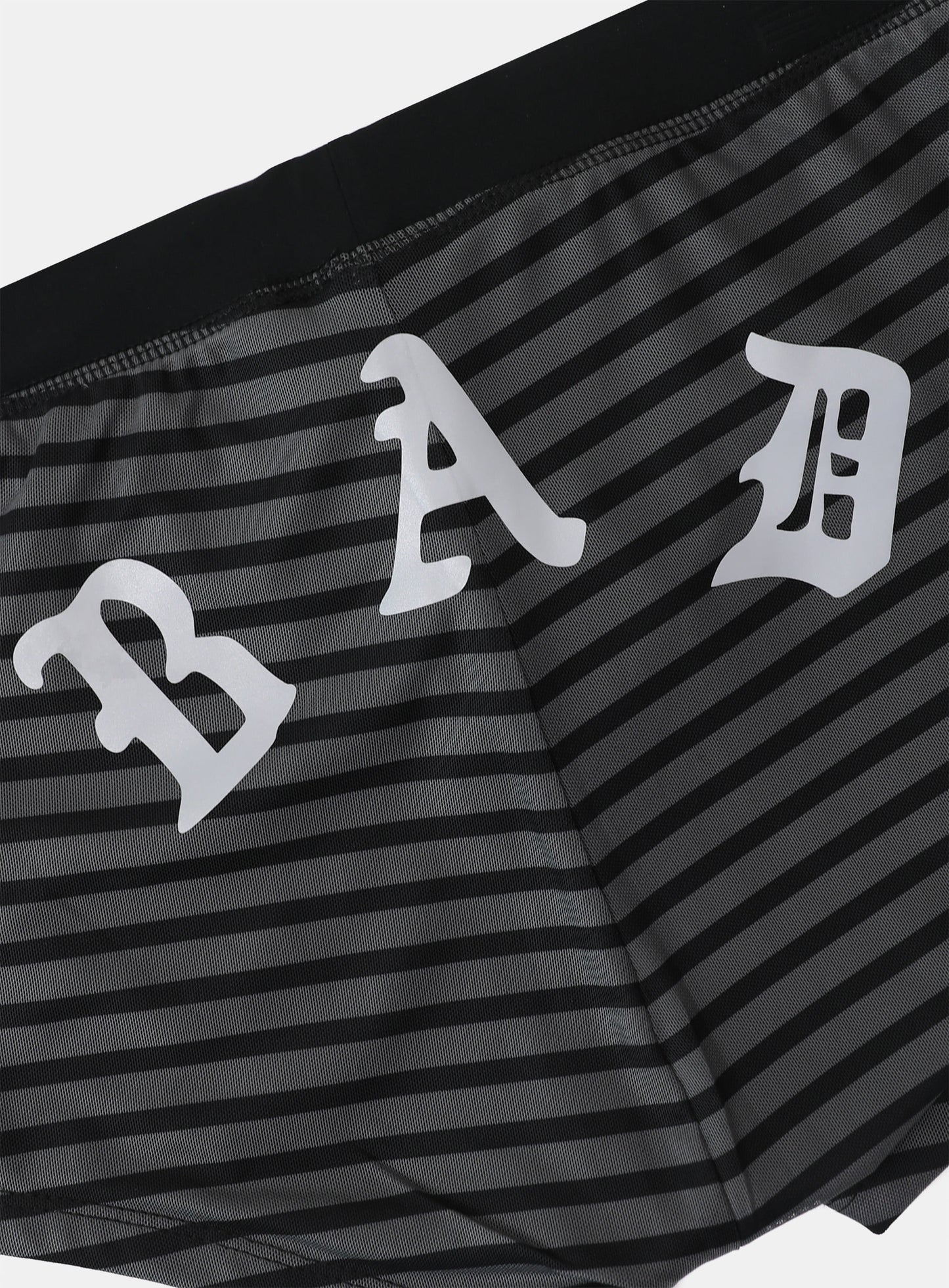 [AQUA] Tiny Logo Boy Shorts - Black/Stripe