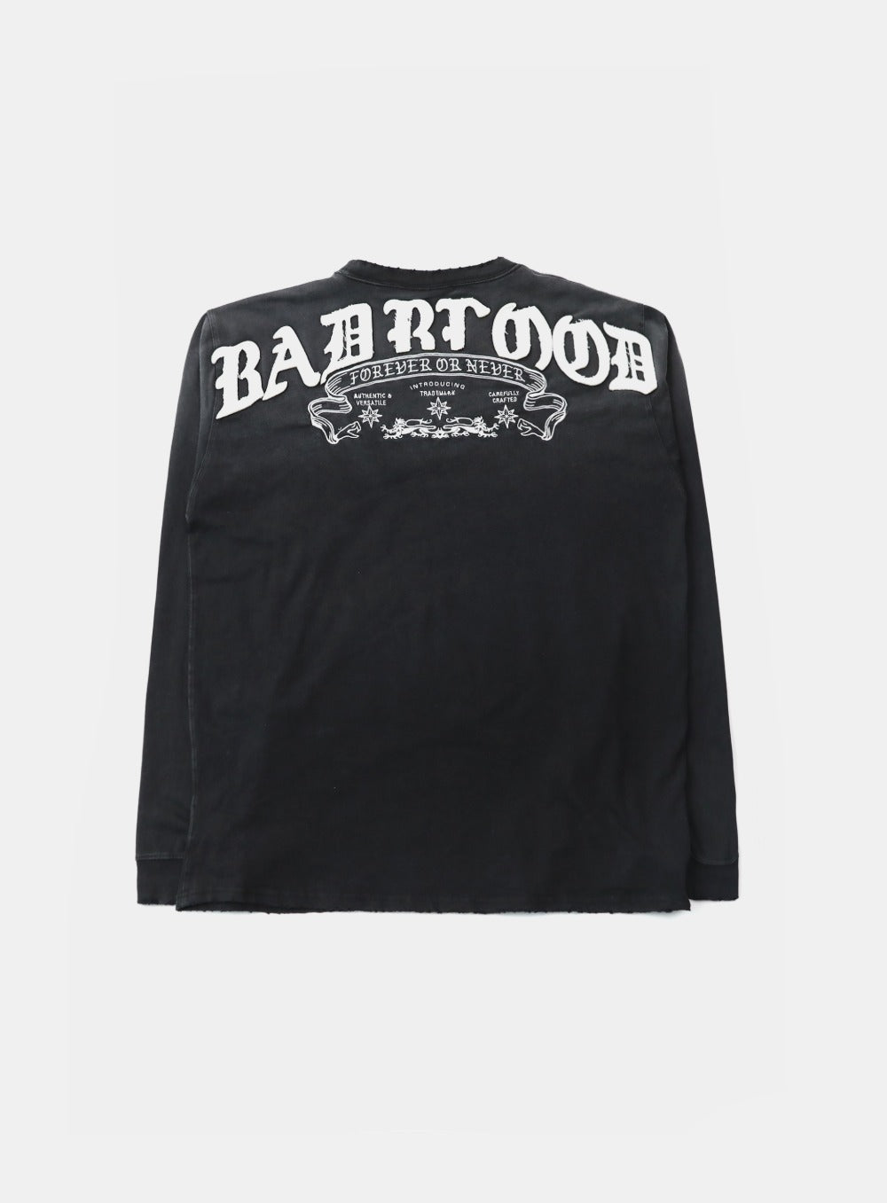 [w-tee25-197] Mystic Capsule Logo Patch Long Sleeve – Black