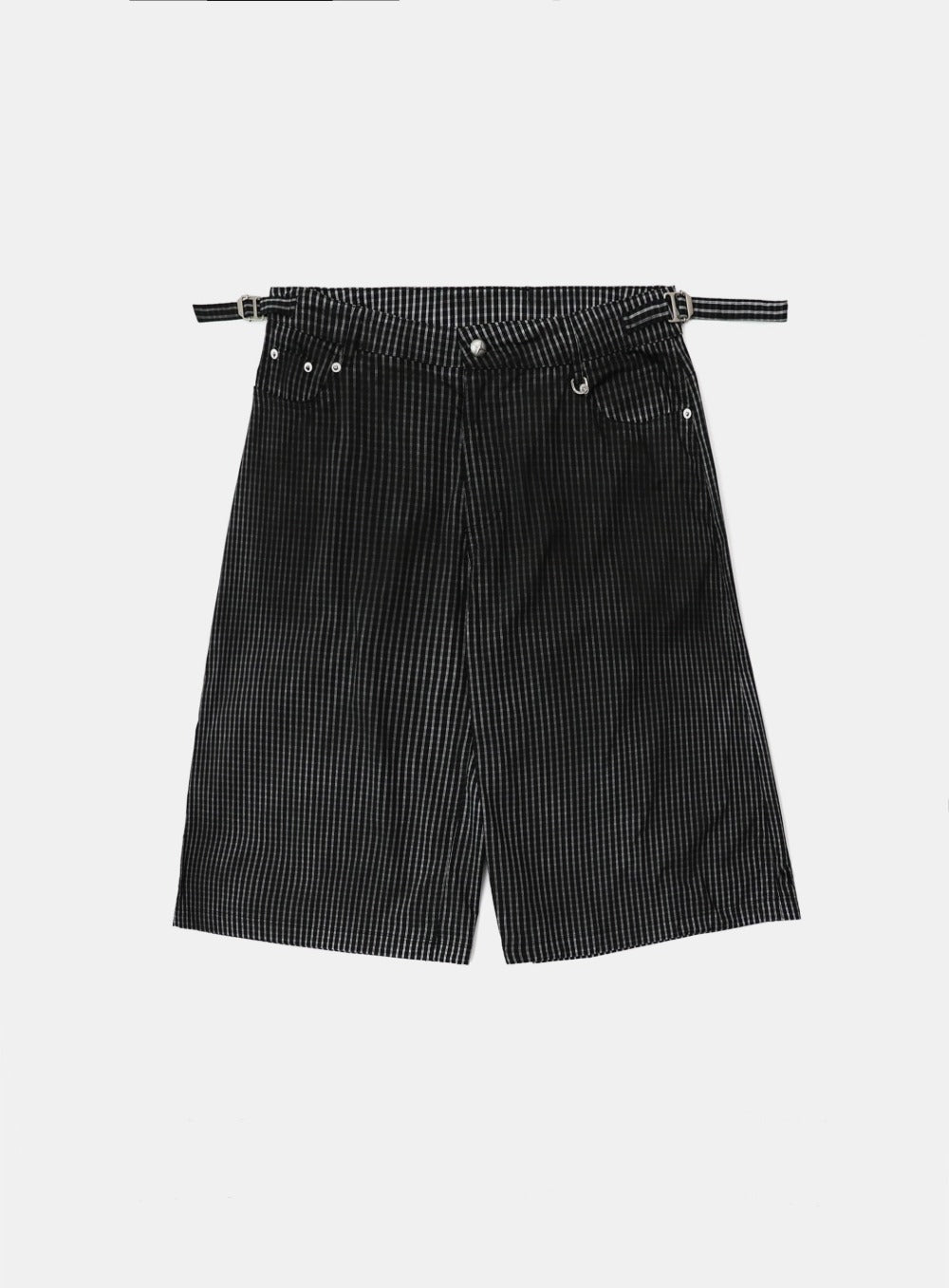 Cosmo Graphic Bermuda Pants - Black Check