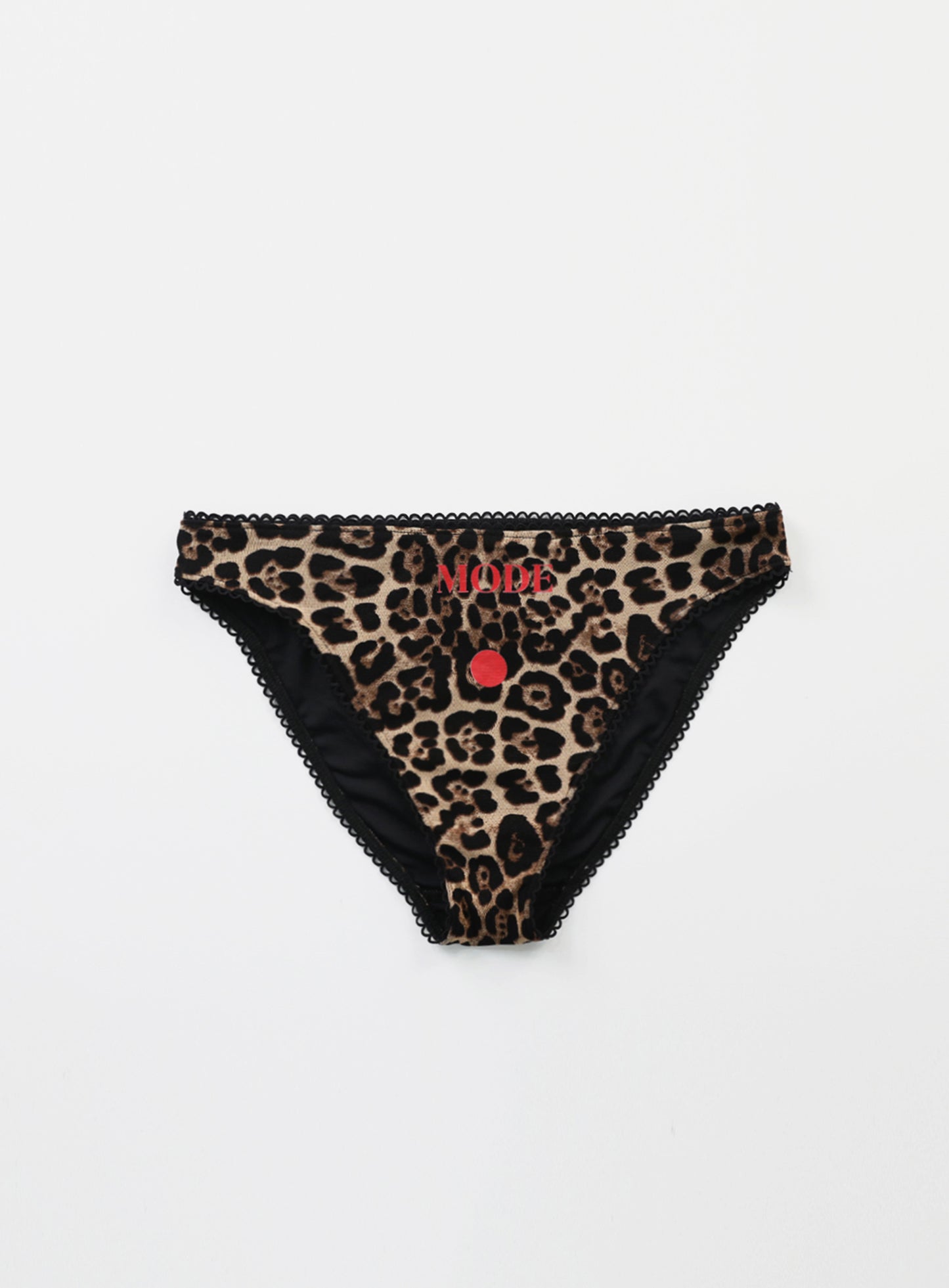 Leopard Bikini Bottom - Brown