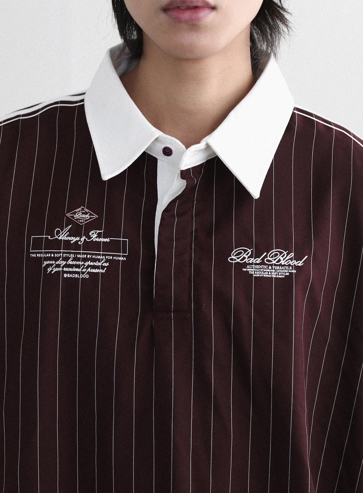 Classic Logo Stripe Rugby Shirt