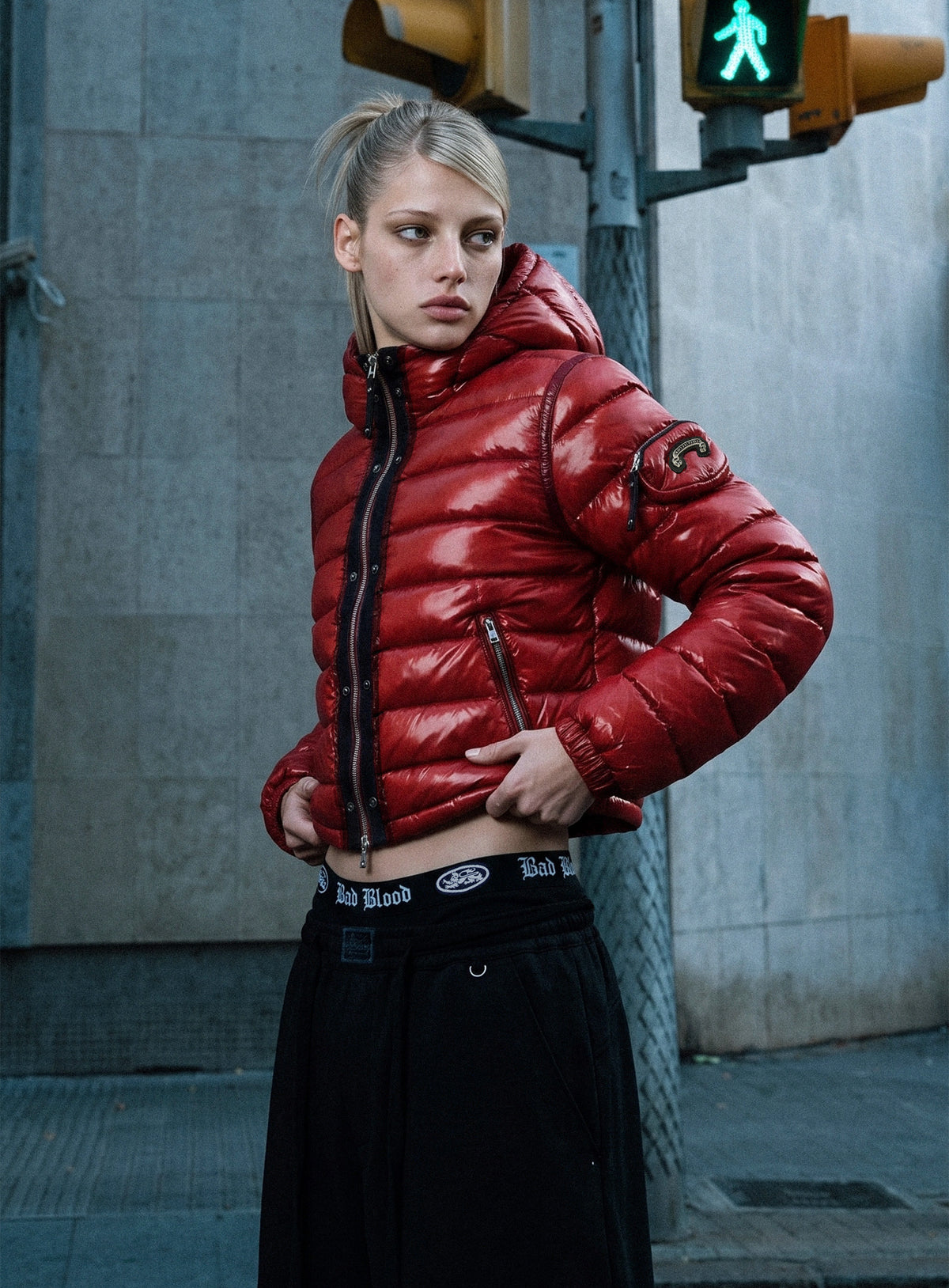 [﻿PREORDER] [w-jkt26-079] Viper 321 Lightweight Hooded Puffer – Red