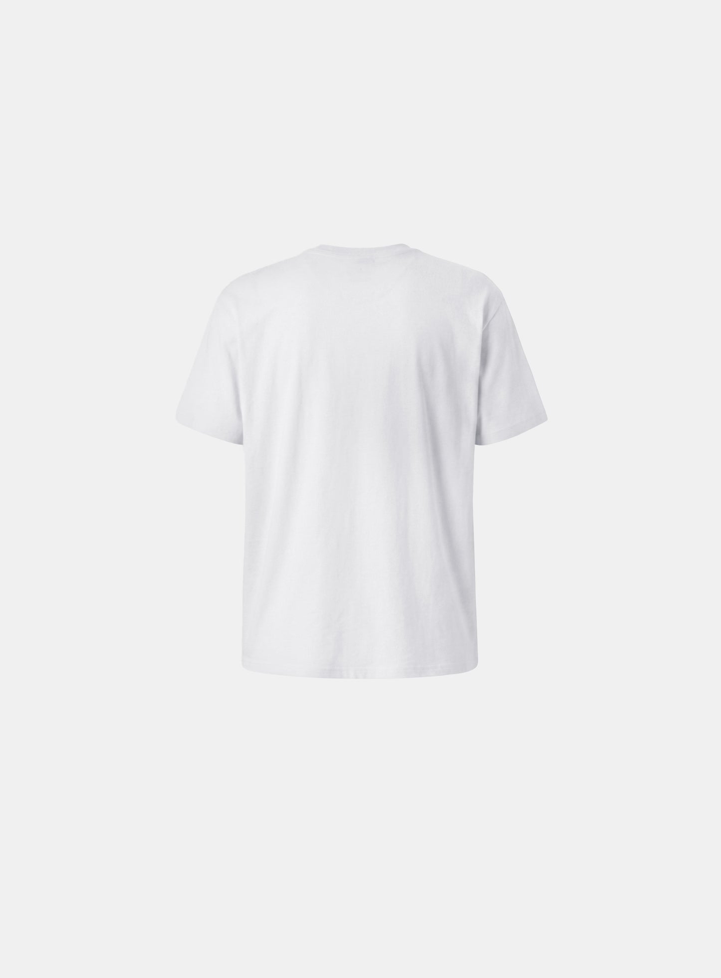 [w-tee26-230] Translation Stack Graphic 1/2 T-Shirt - White