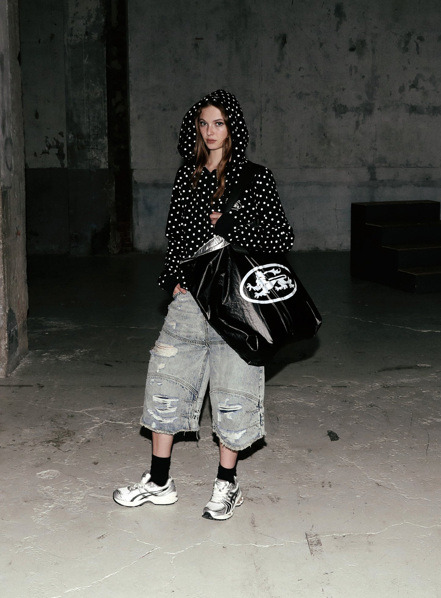 Mystic 2 Way Reversible Shopper Bag - Silver/Black