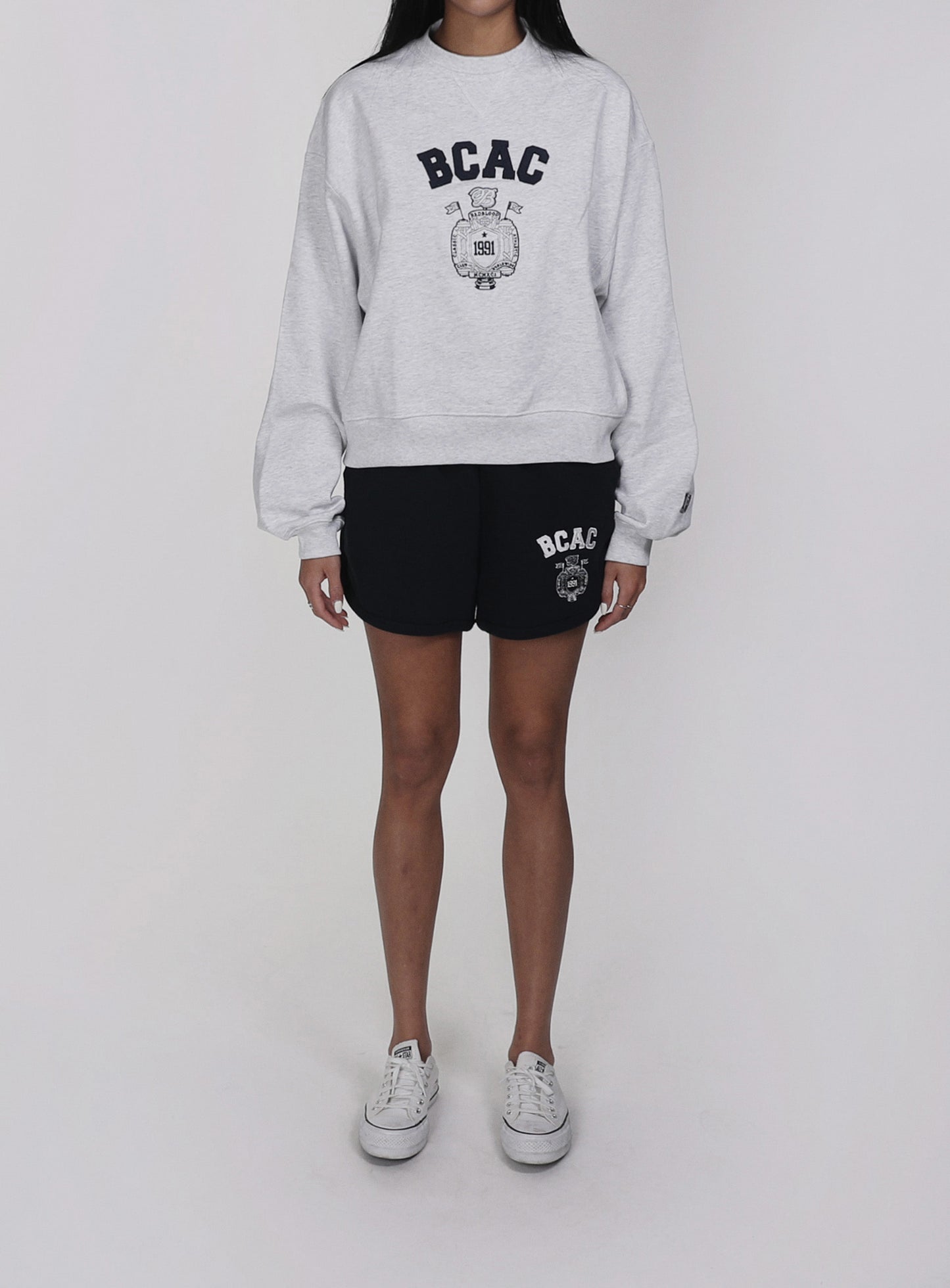 BCAC Emblem Heavyweight Sweatshirt - Ash Gray
