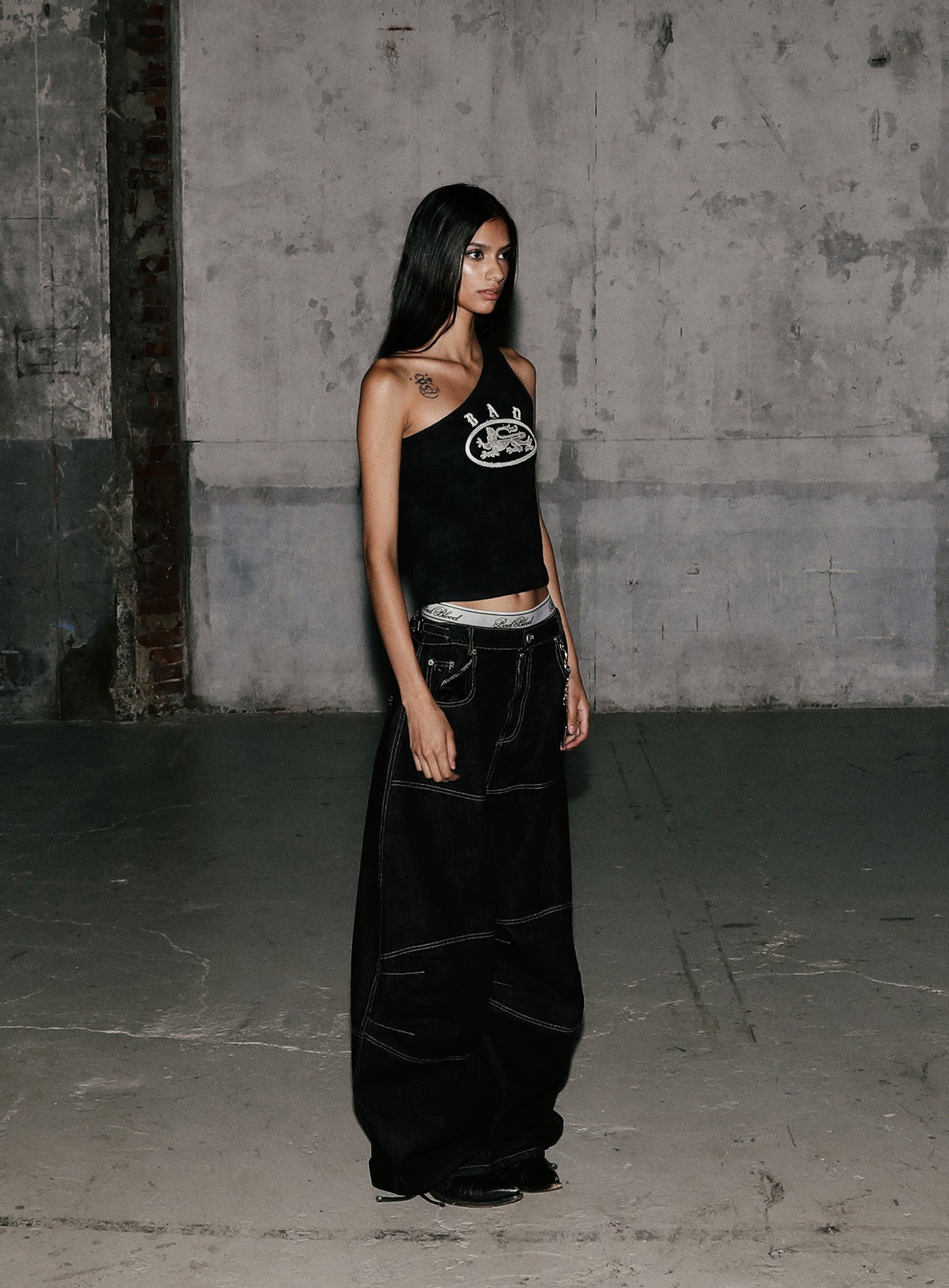 Squad Convex Pants - Denim Black