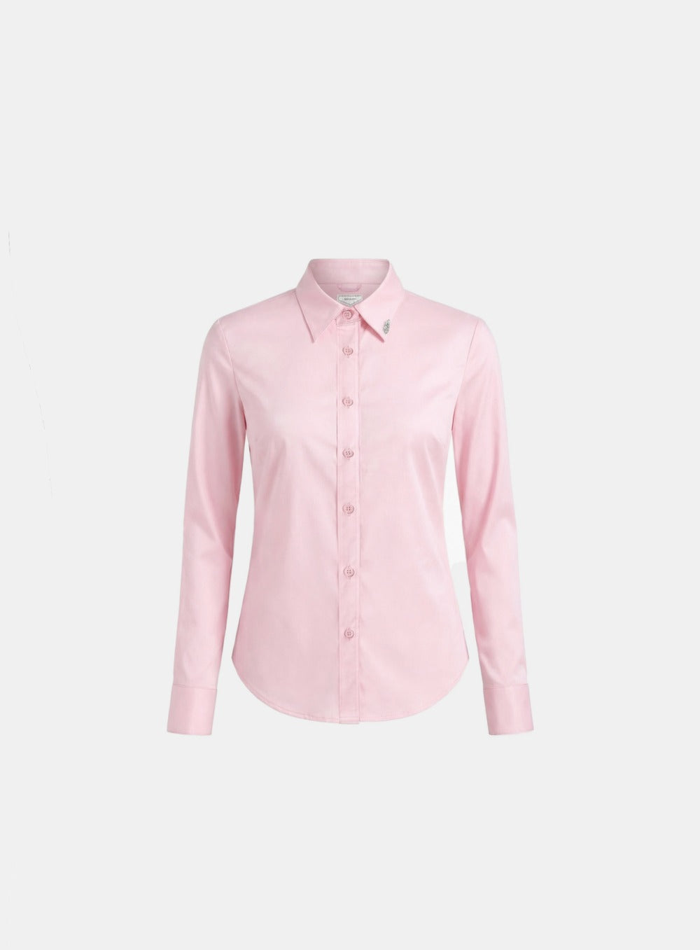 [w-sht26-009] Uniform Classic Slim-Fit Dress Shirt - Pink