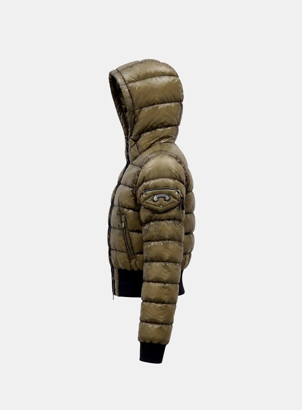 [﻿PREORDER] [w-jkt26-087] Viper 422 Midweight Hooded Short Puffer – Military Green