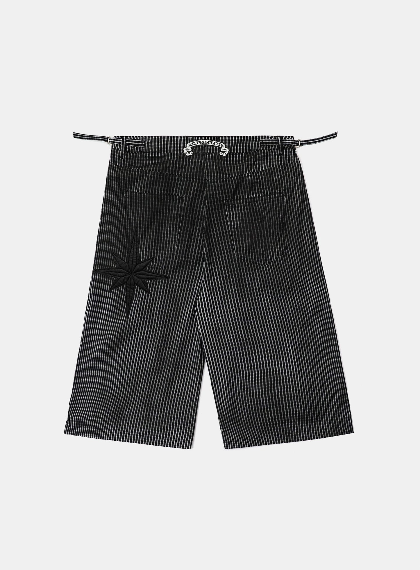 Cosmo Graphic Bermuda Pants - Black Check