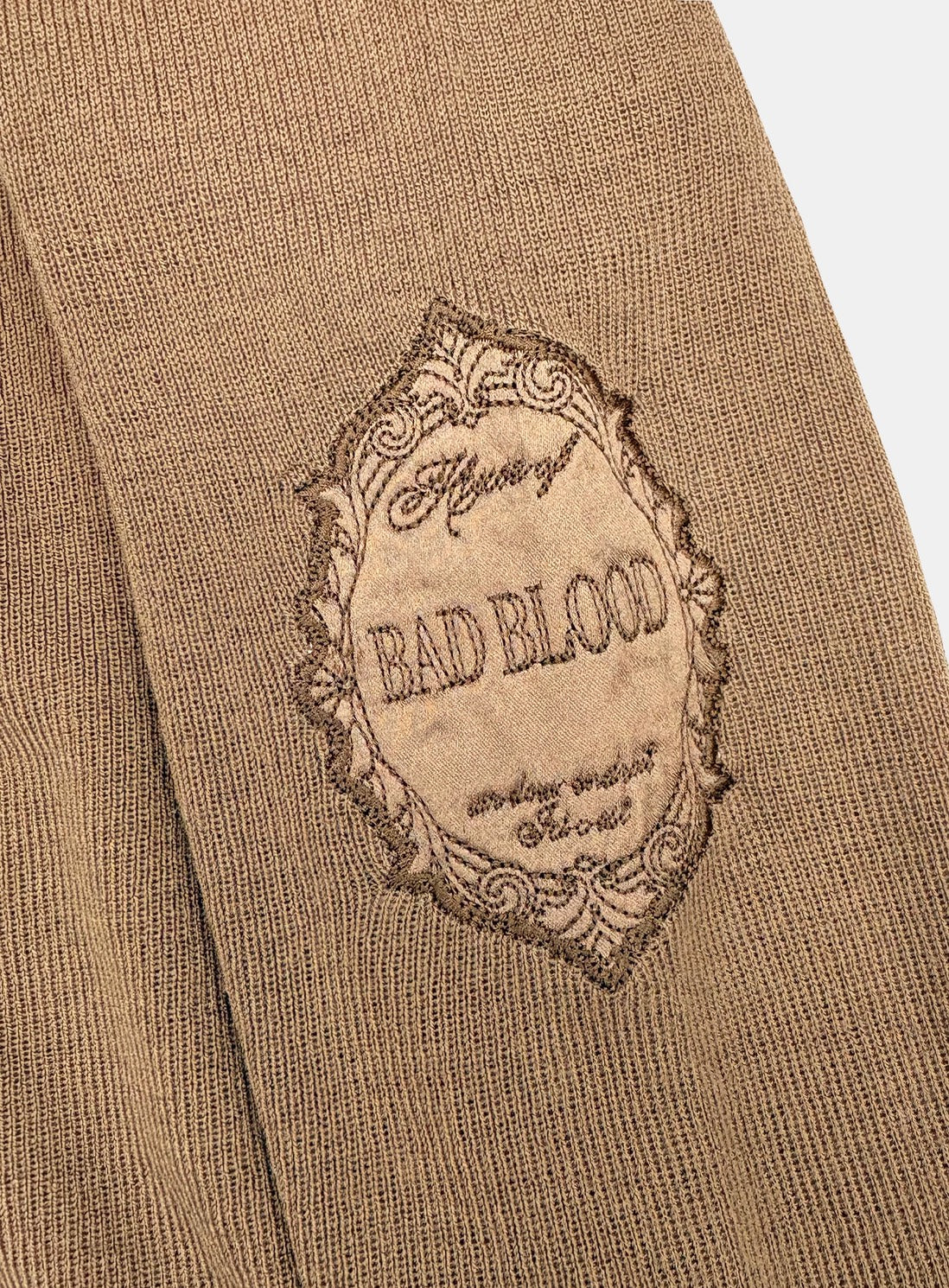 [w-cdg26-005] H.B.B. V-NECK Lace Cardigan- Nude