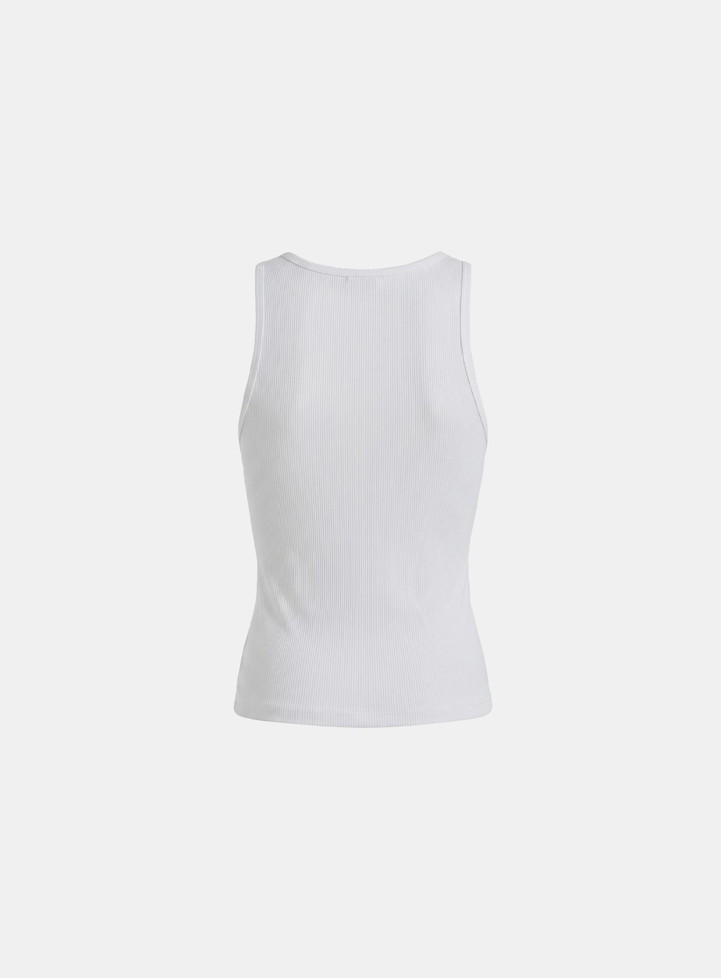 [w-tnk26-068] Ambassador 26 Cotton Lip Classic Tank - White