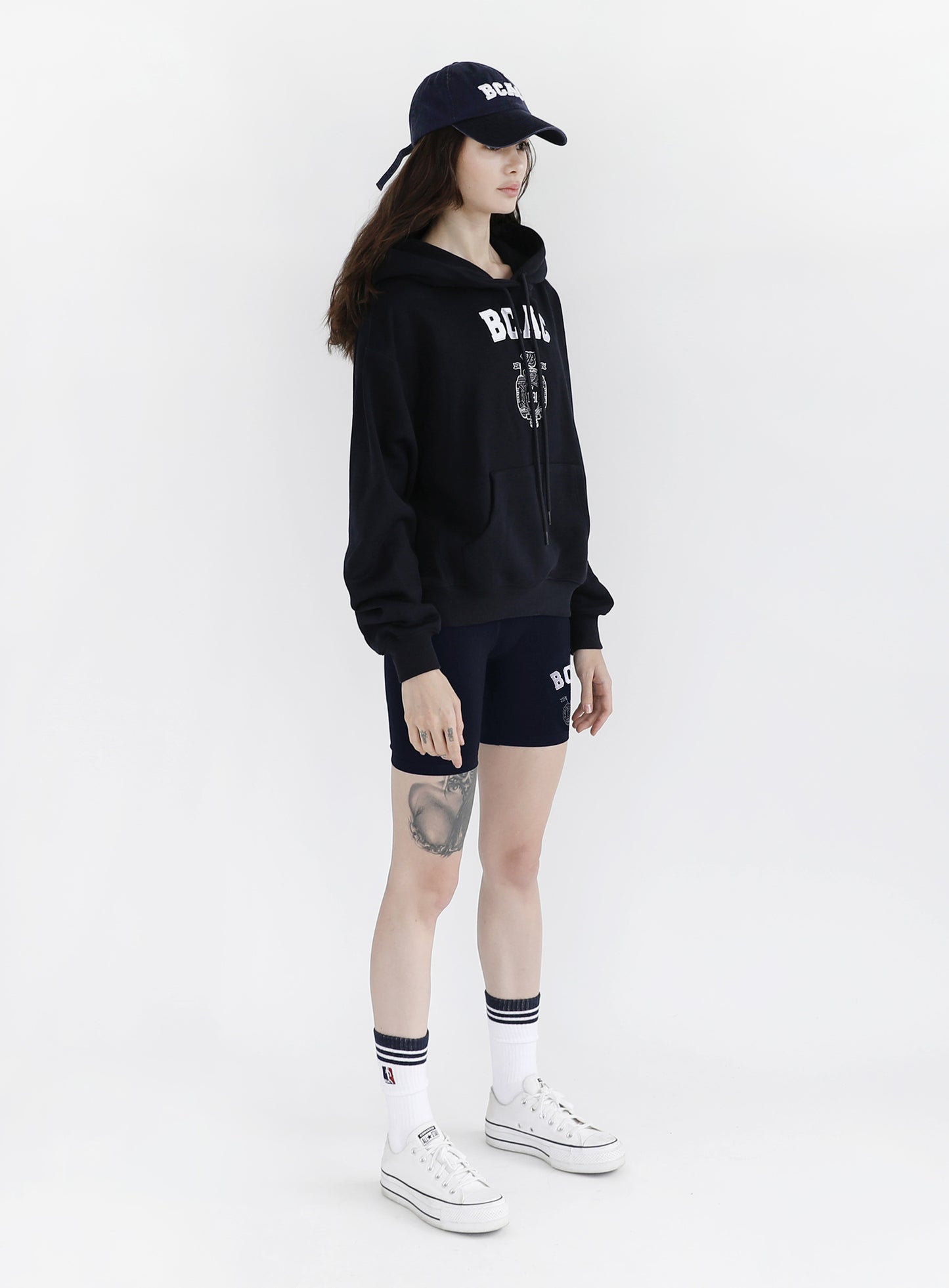 BCAC Emblem Heavyweight Hoodie - Navy