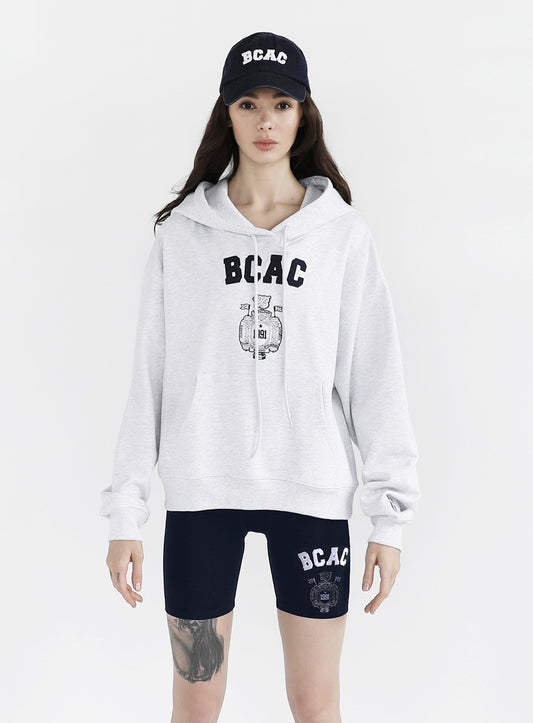 BCAC Emblem Heavyweight Hoodie - Ash Gray