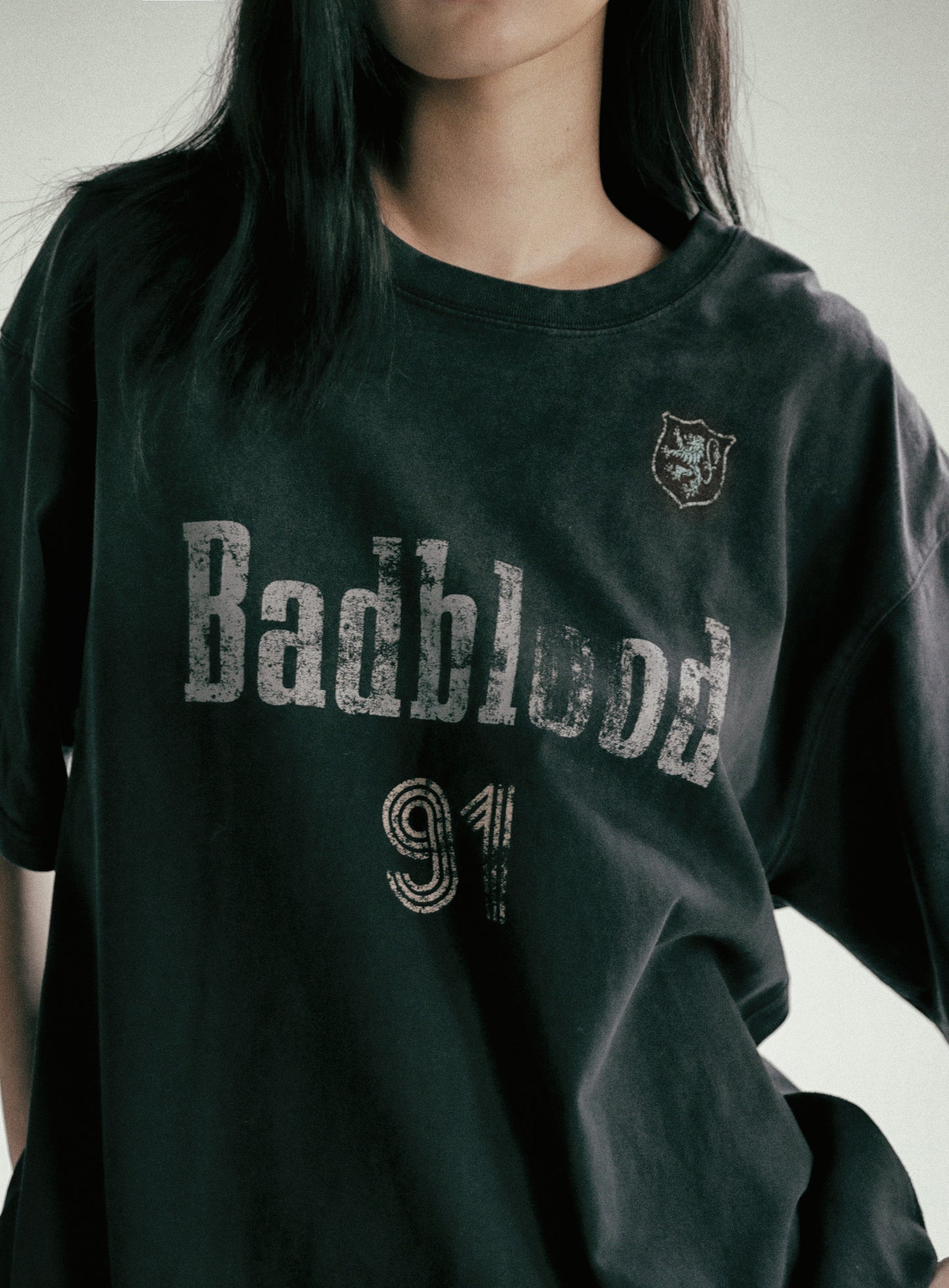 Sun Faded 2 1/2 T-Shirt - Black