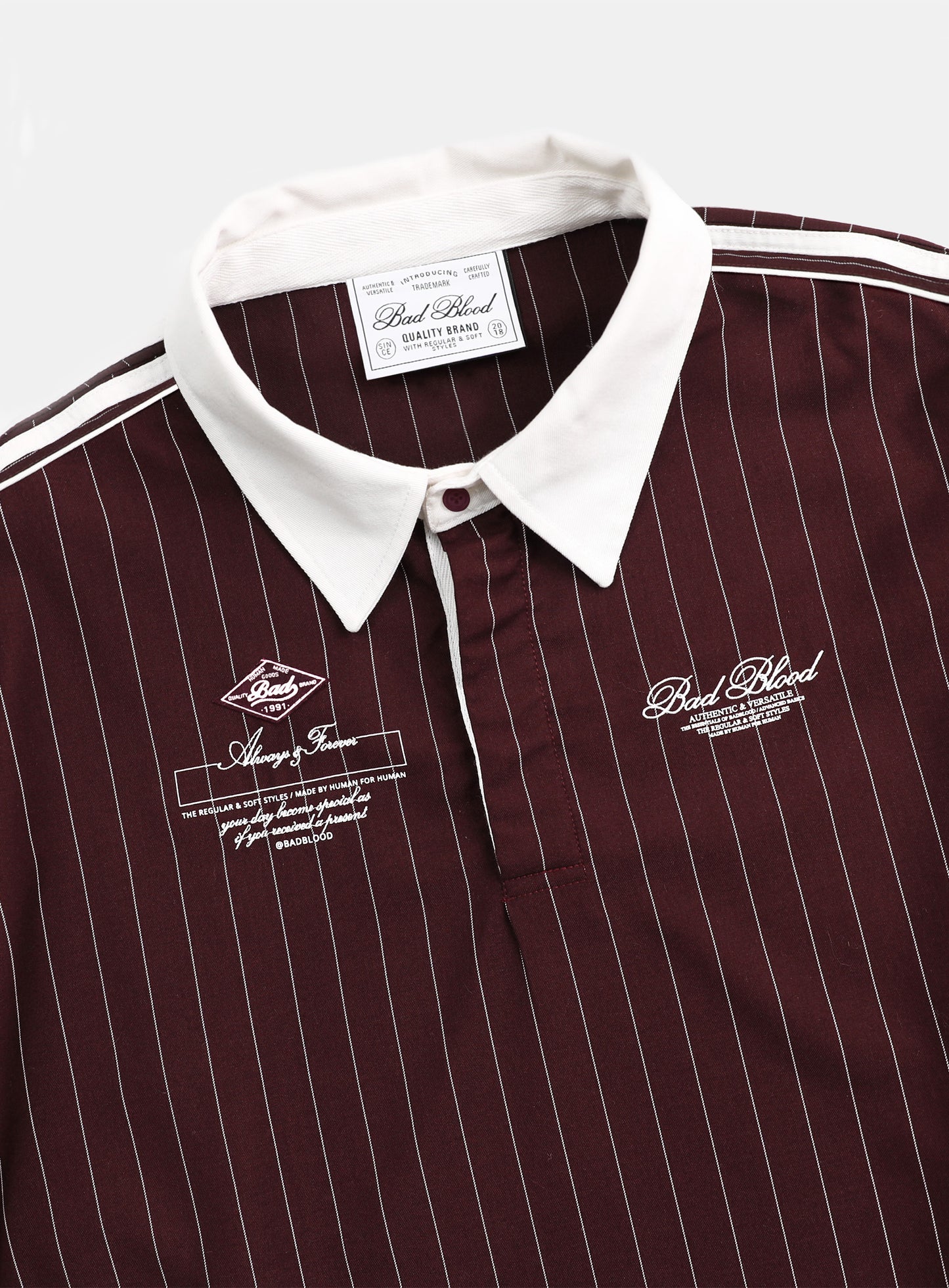 Classic Logo Stripe Rugby Shirt