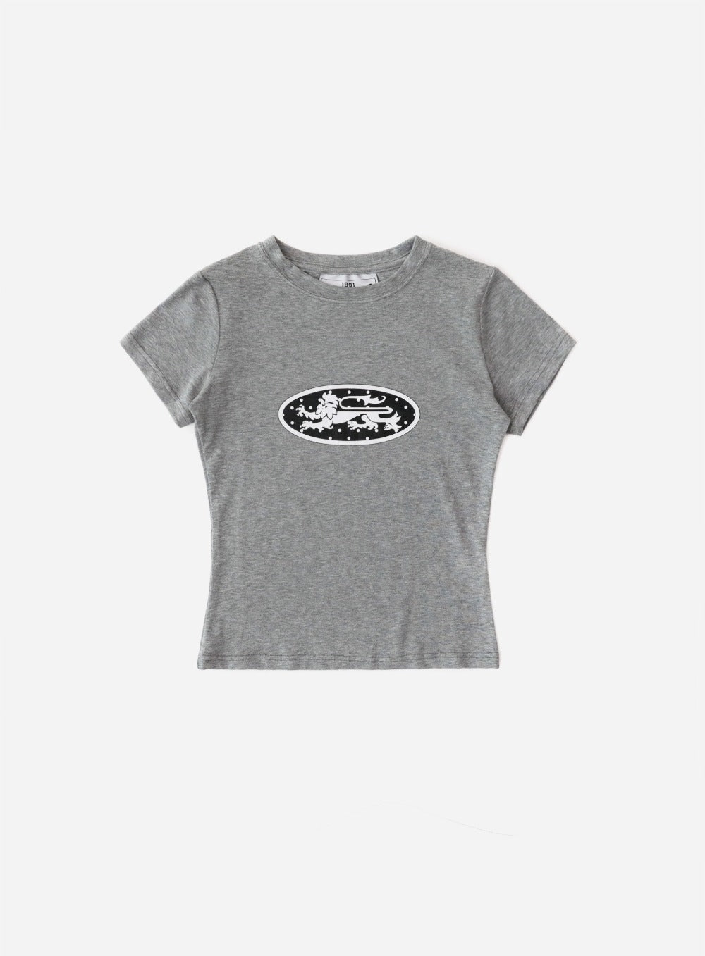 Mystic Dot Logo Jersey T-Shirt - Grey