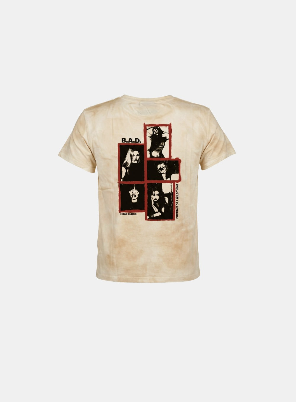[w-tee26-134] B.A.D. Frame Gals Short Sleeve T-Shirt - Cream