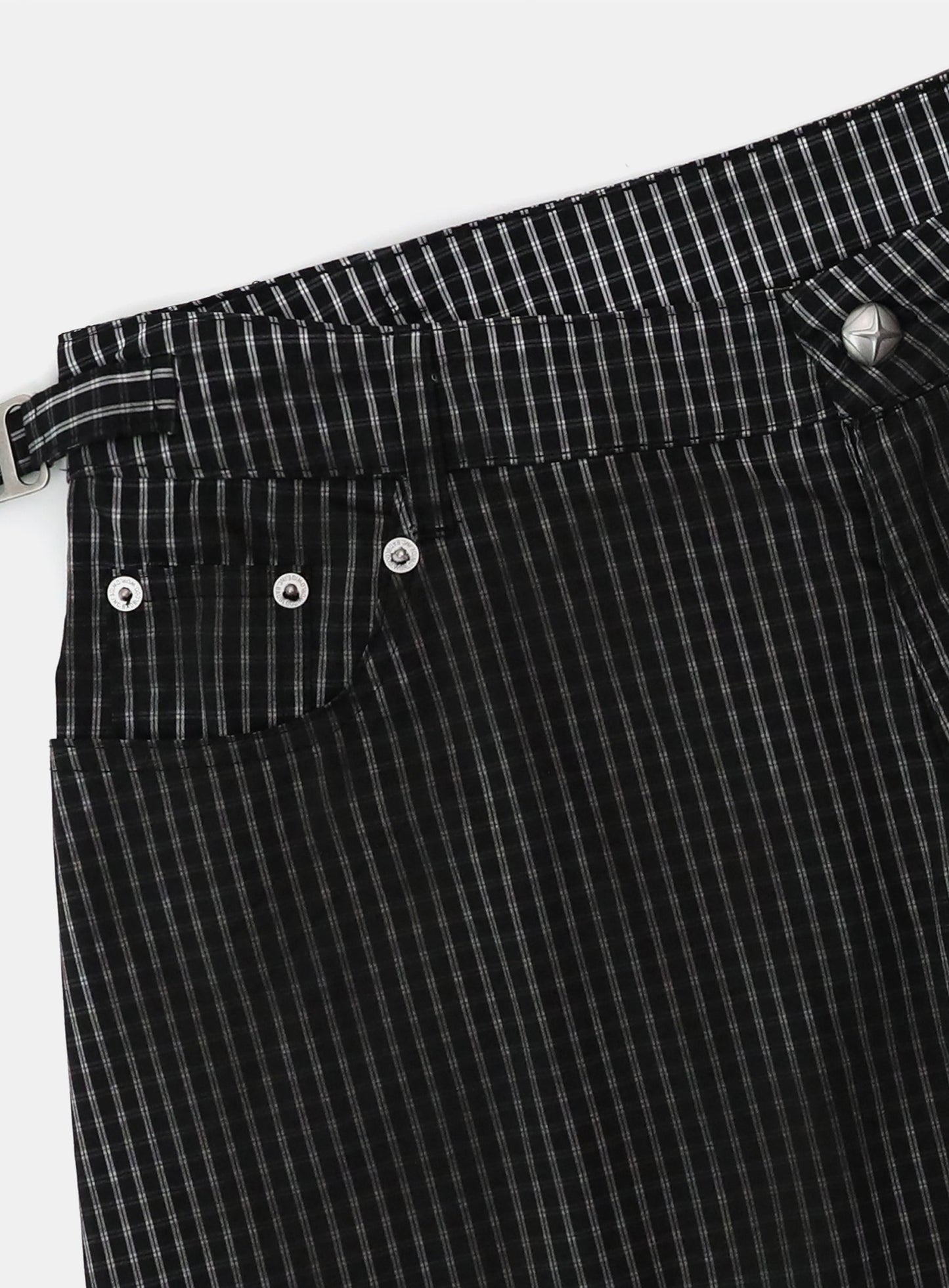 Cosmo Graphic Bermuda Pants - Black Check