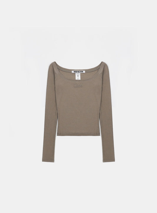 Beyond Soft Off-Shoulder Top - Tobacco