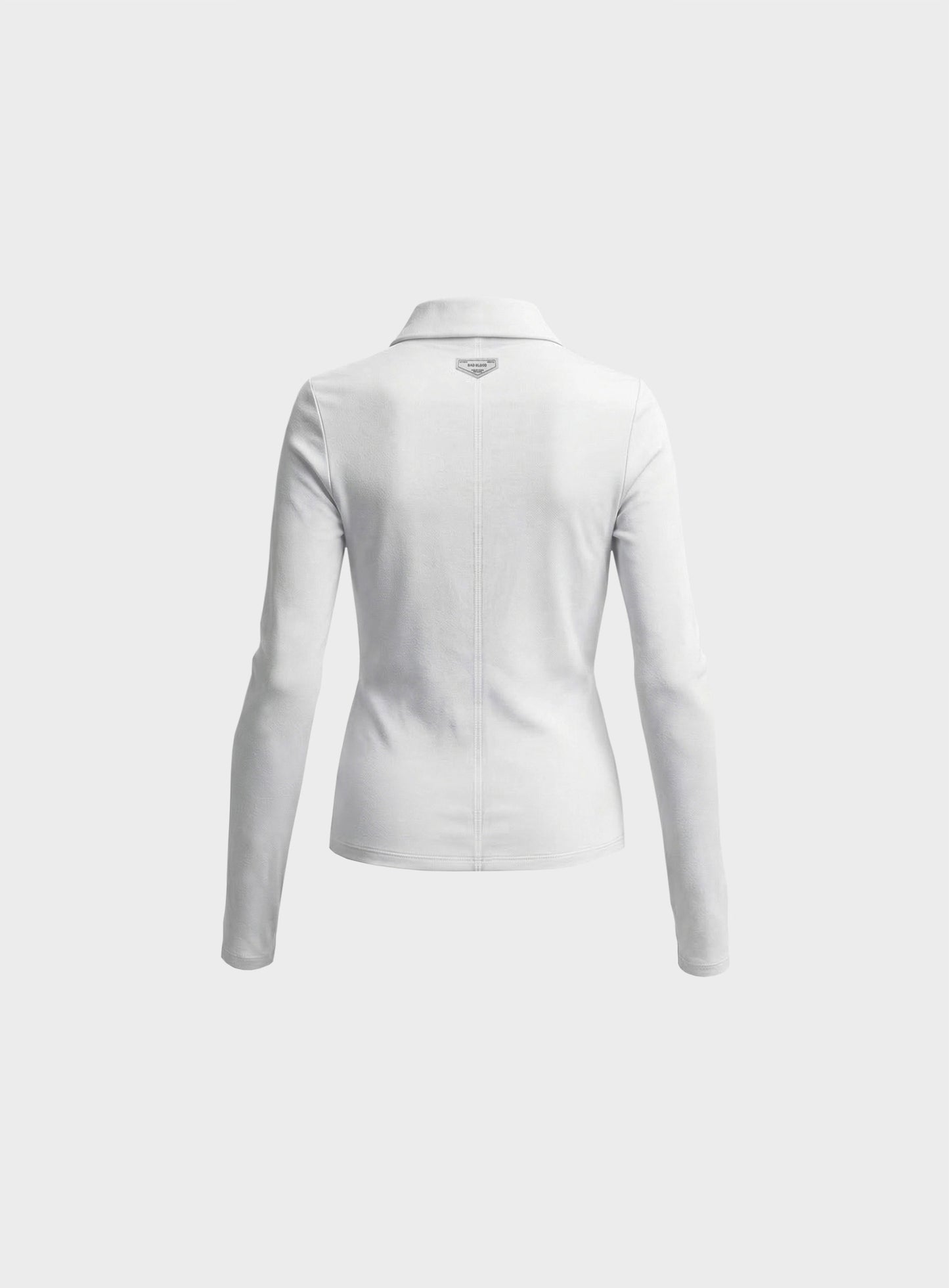 [w-tee26-061] Sleek Cotton Polo T-Shirt - White