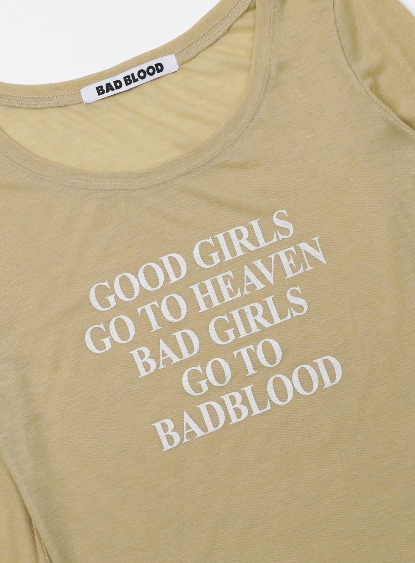 Bad Girls Loose Fit Top - Banana