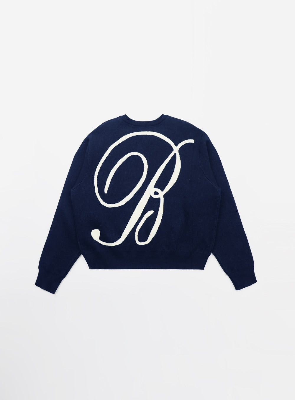 Classic Big Logo Crewneck Sweater - Navy