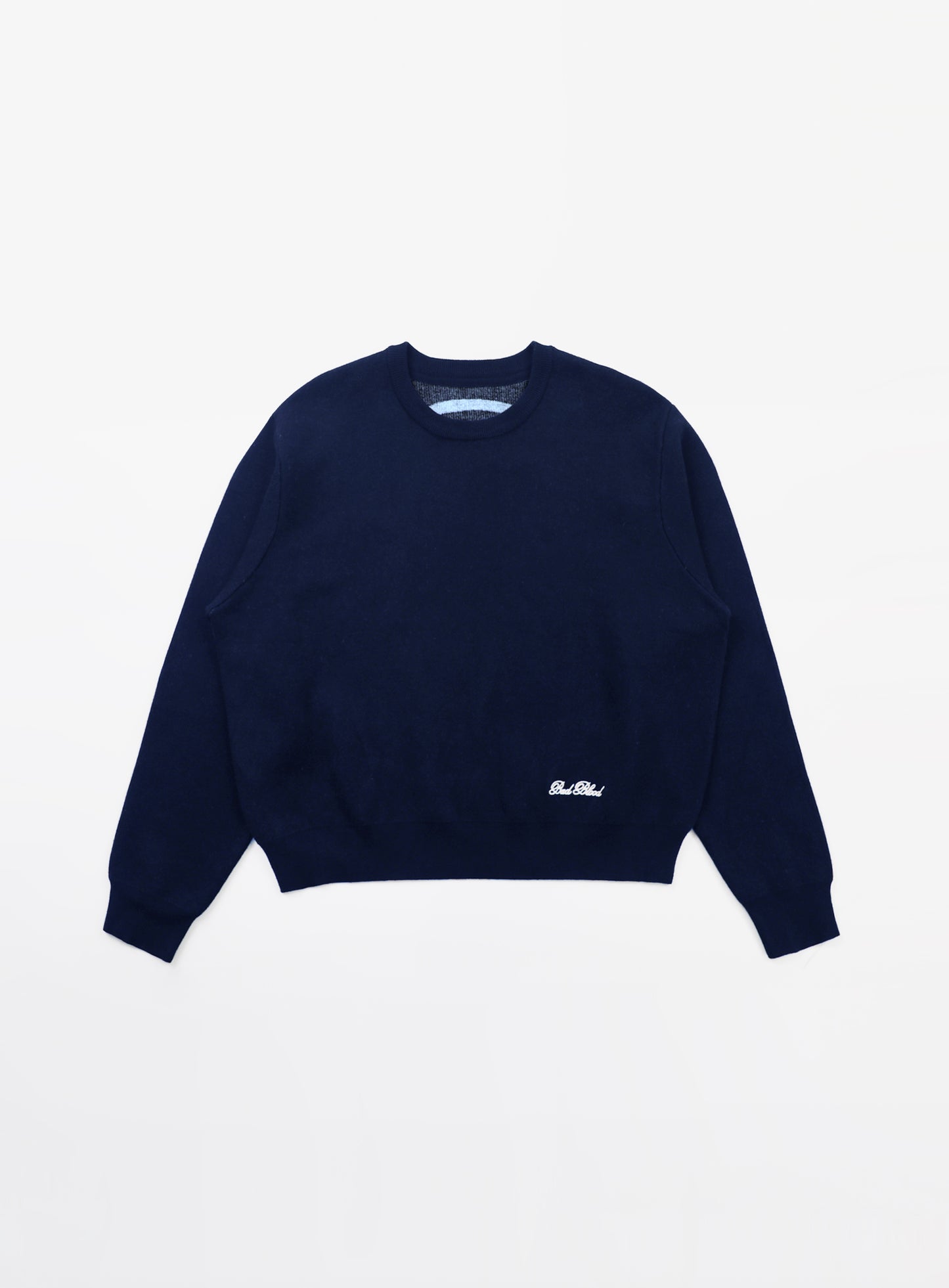 Classic Big Logo Crewneck Sweater - Navy