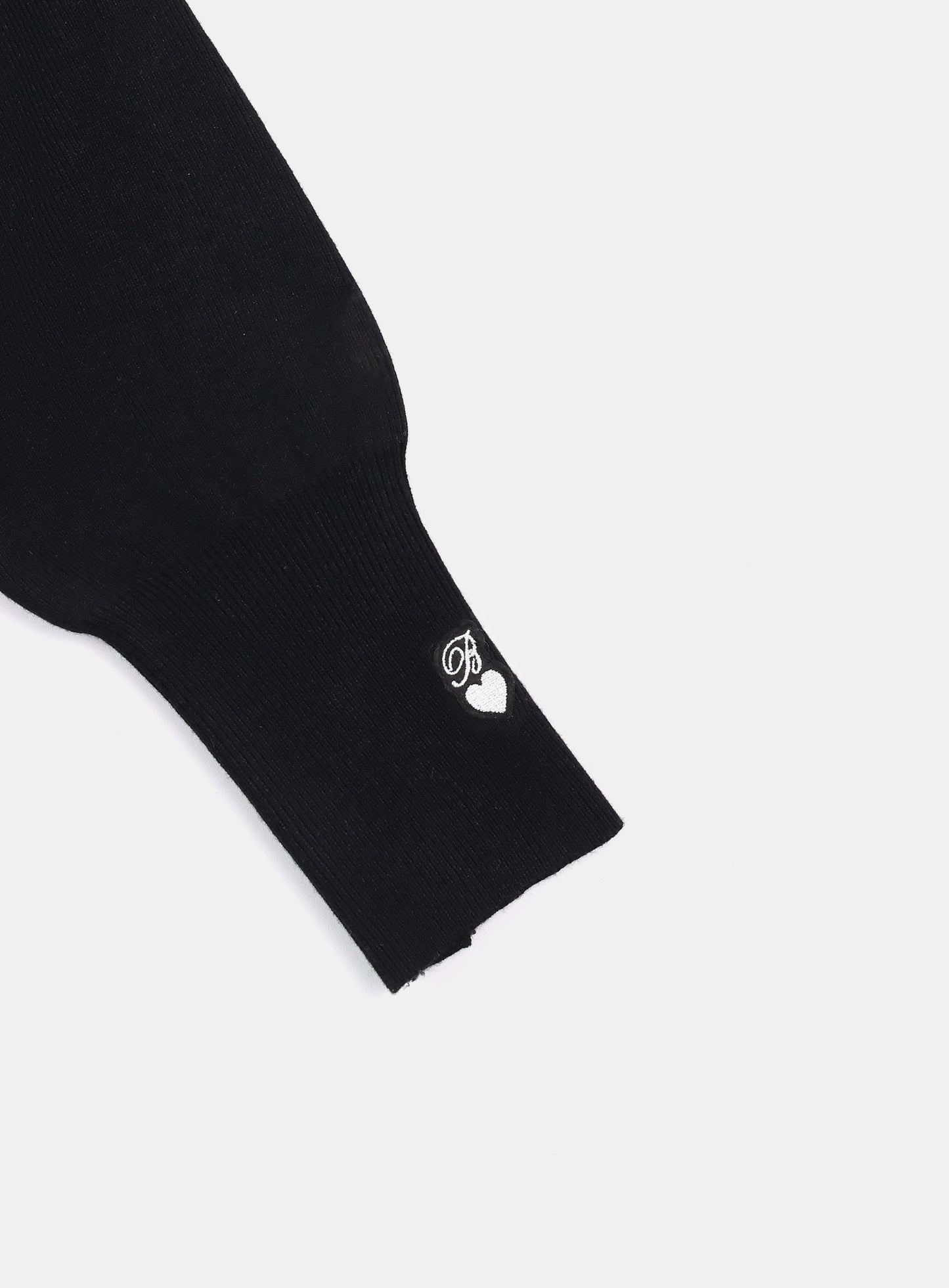 Pure Classic Button Up V-Neck Cardigan - Black