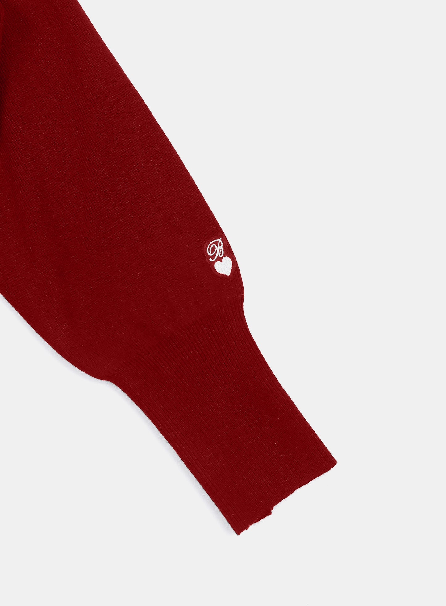 Pure Classic Button Up V-Neck Cardigan - Red