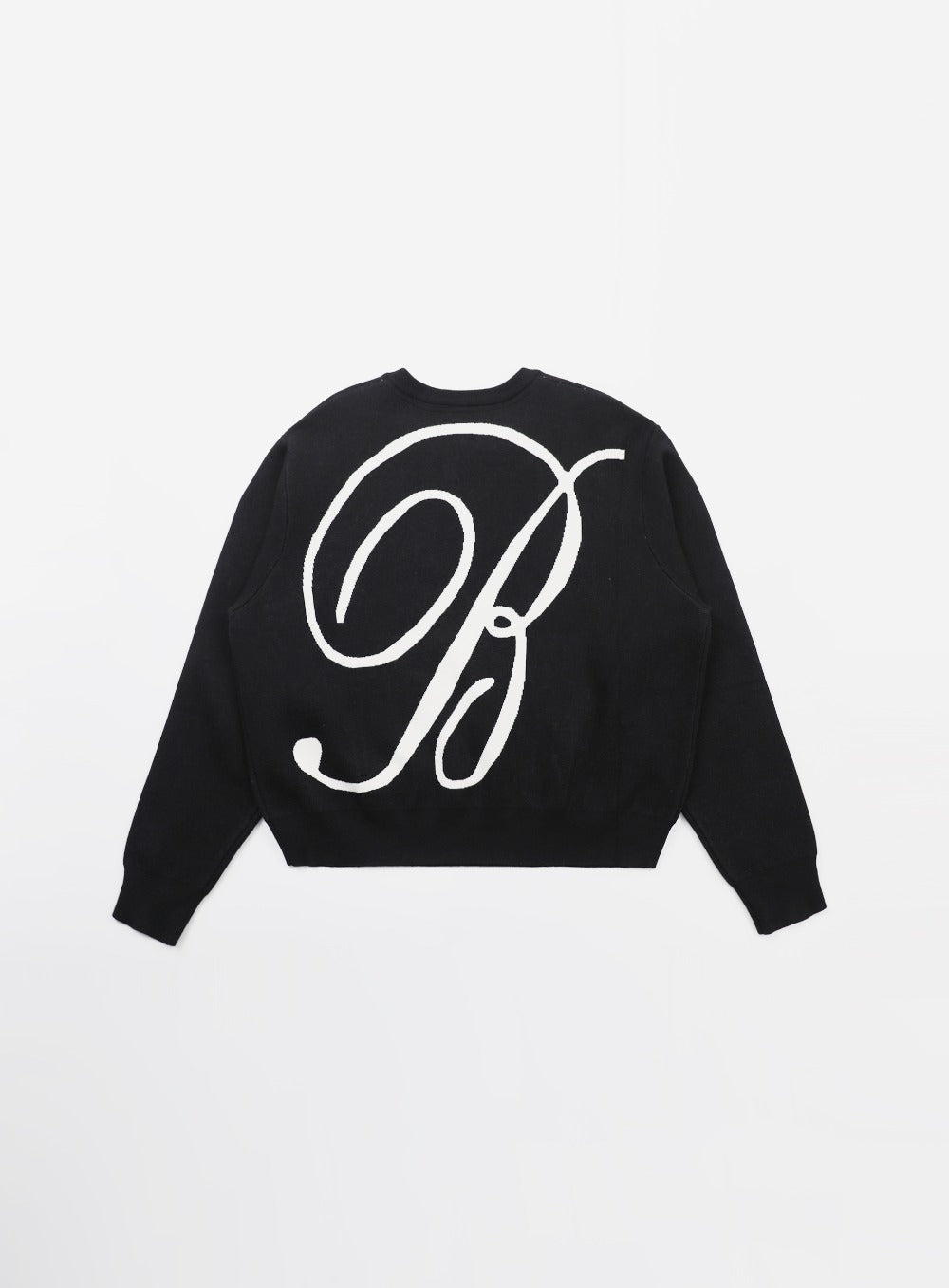 Classic Big Logo Crewneck Sweater - Black