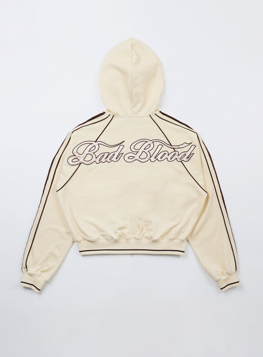 Billy Hood Zip-Up - Banana Milk