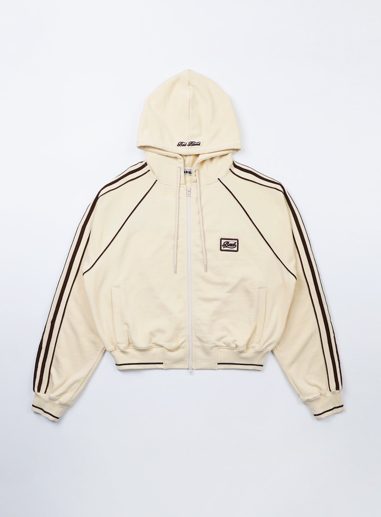 Billy Hood Zip-Up - Banana Milk