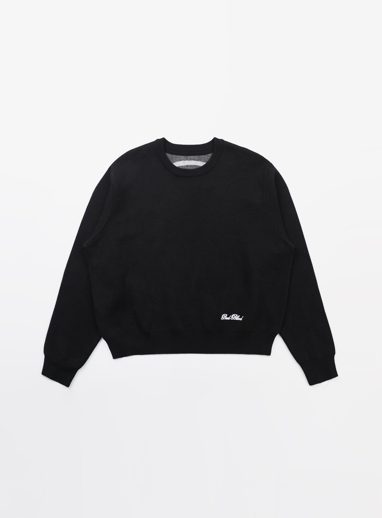 Classic Big Logo Crewneck Sweater - Black